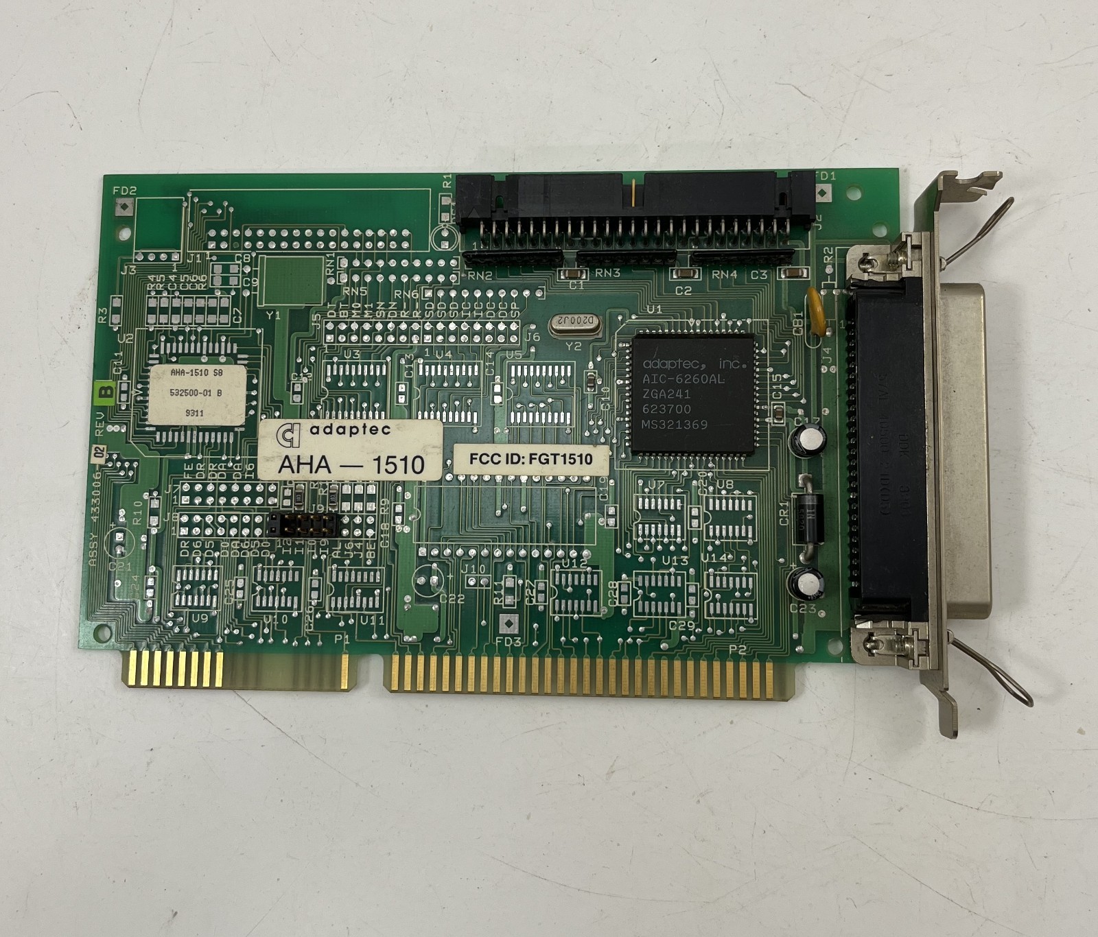 Adaptec AHA-1510A S3 16-Bit ISA SCSI Controller Card 