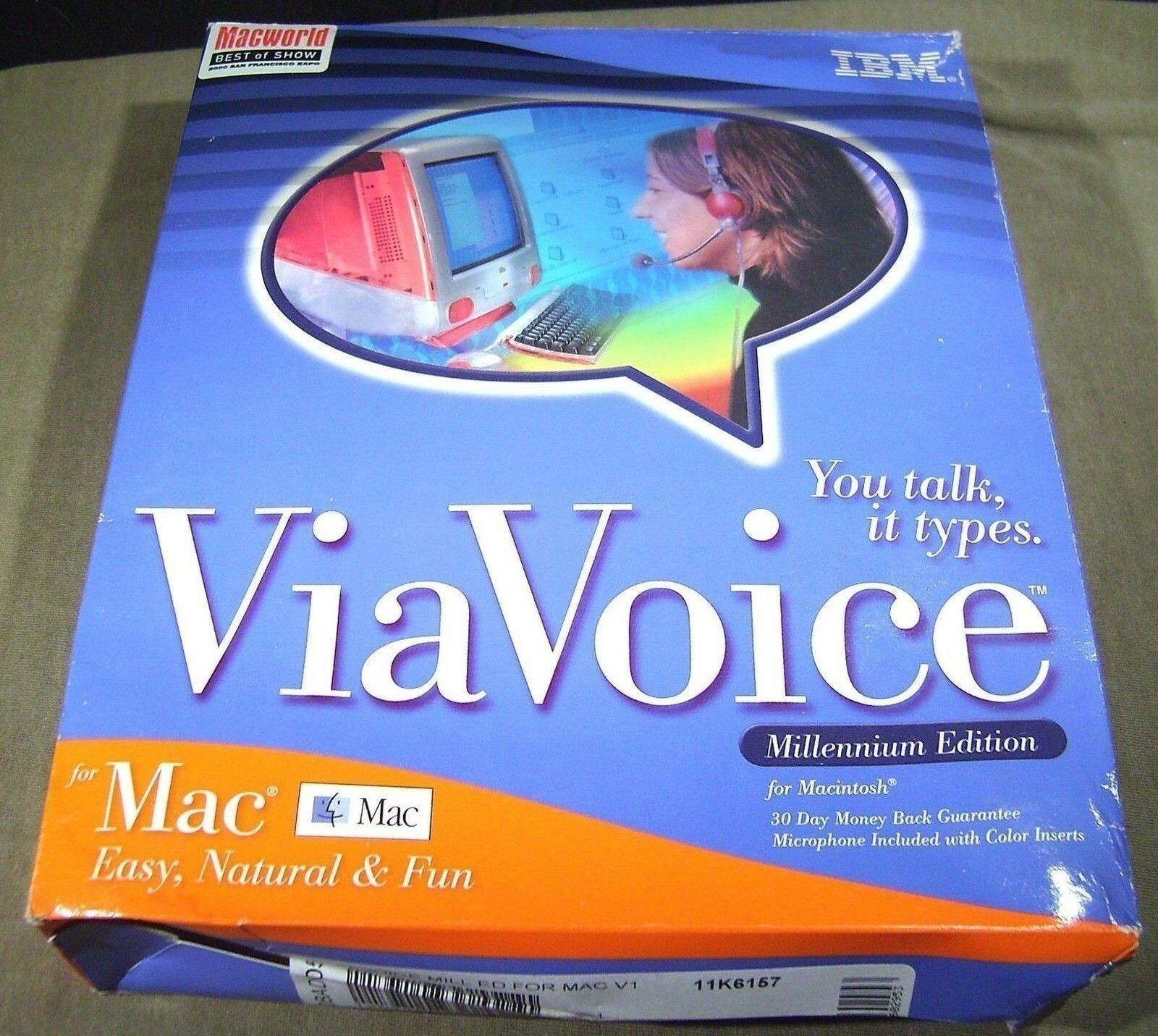 ViaVoice Millennium Edition - For Mac IBM Via Voice with Box