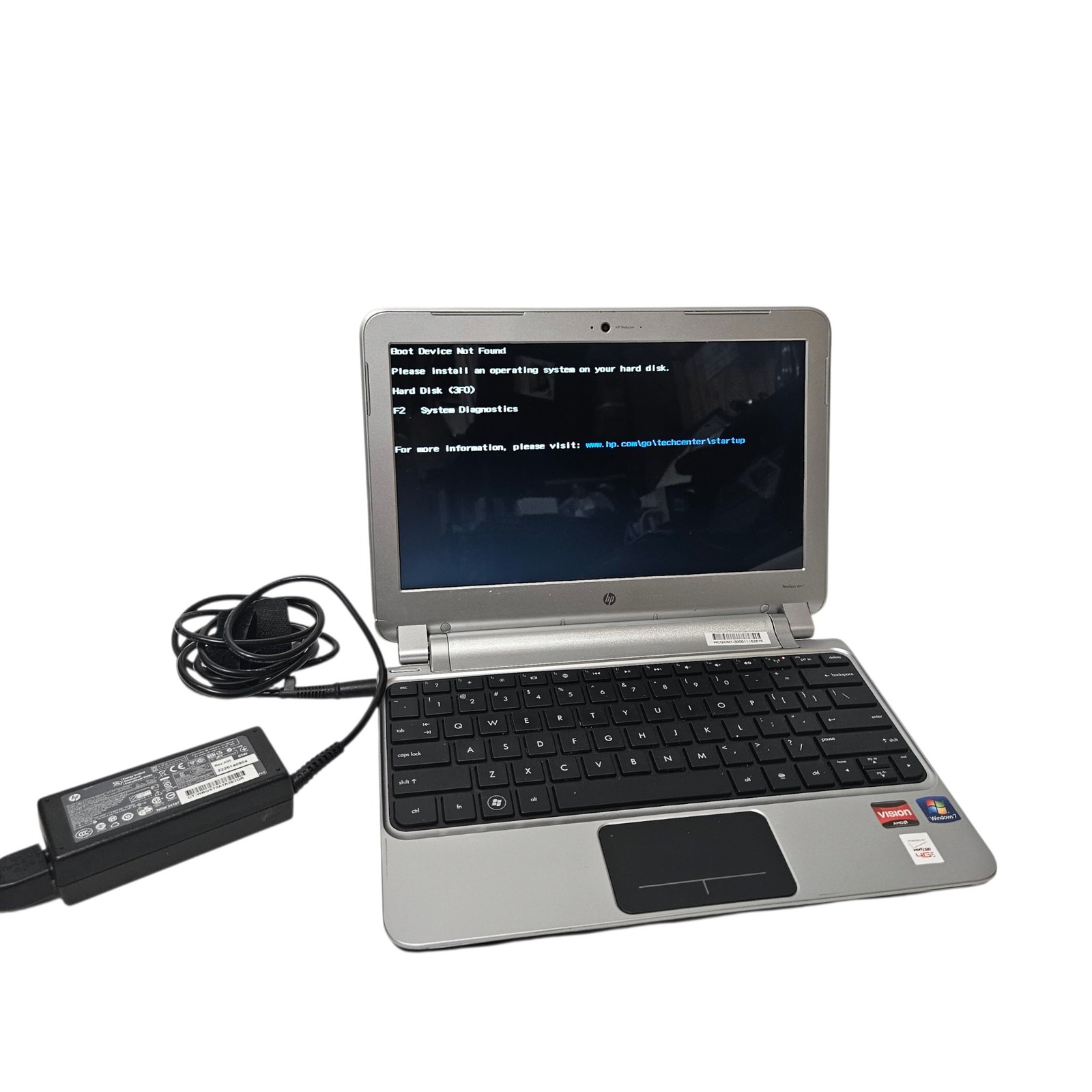 HP Pavilion dm1 Notebook Computer AMD E-350 1.6GHz 8GB Ram NO HDD #49