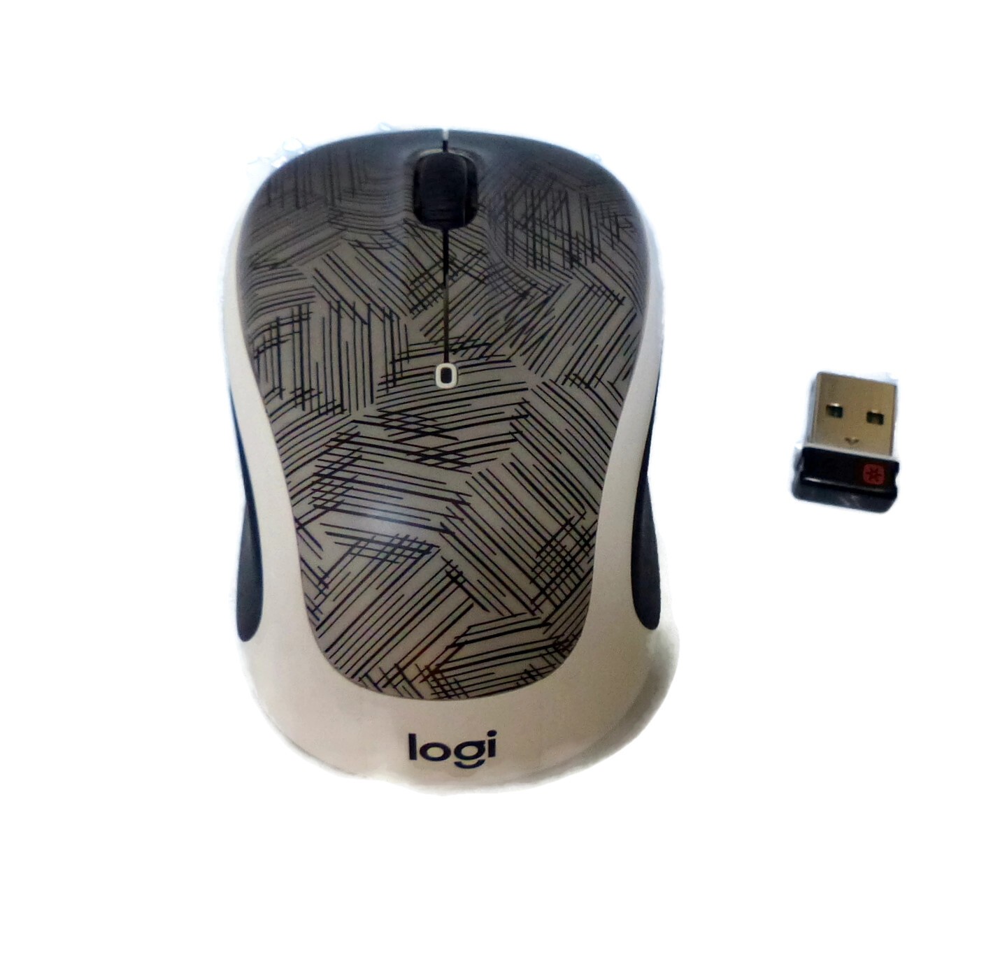Logitech M325c Wireless Mouse Urban Gray Receiver+batt PC/Mac/Chrome VG TESTED
