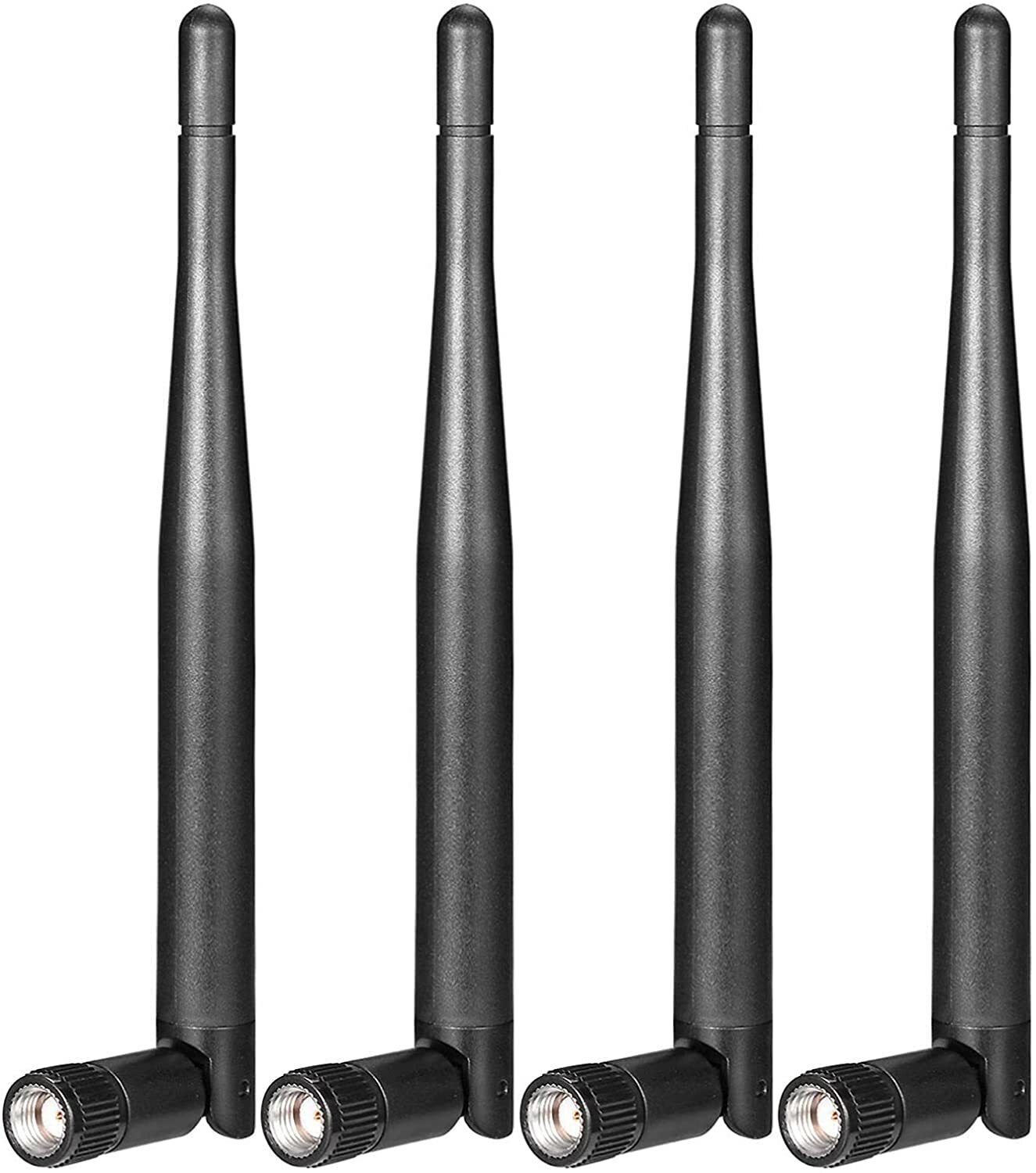 4x Bingfu Dual Band WiFi Antenna 2.4GHz 5GHz RP-SMA Male for Security IP Camera