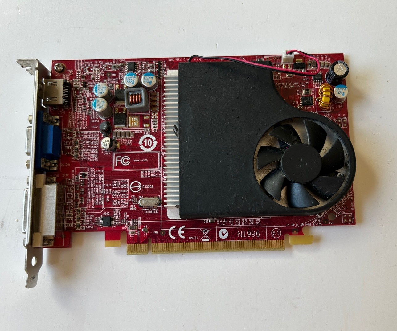 MSI Delphinus 2-10-m04 Graphics Card Tested/Works HP PN 533166-001 Model V160 