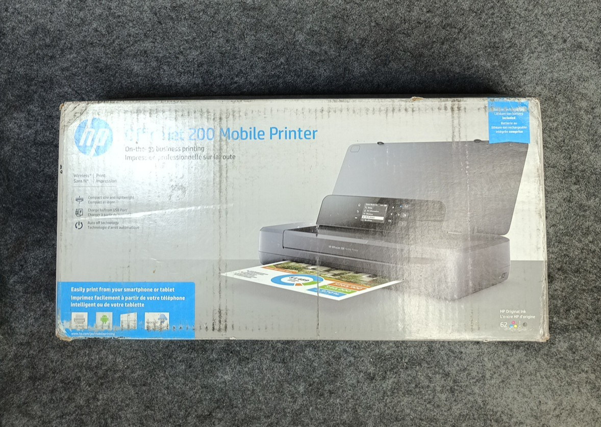 HP Officejet 200 Inkjet Color Mobile Printer, CZ993-00006
