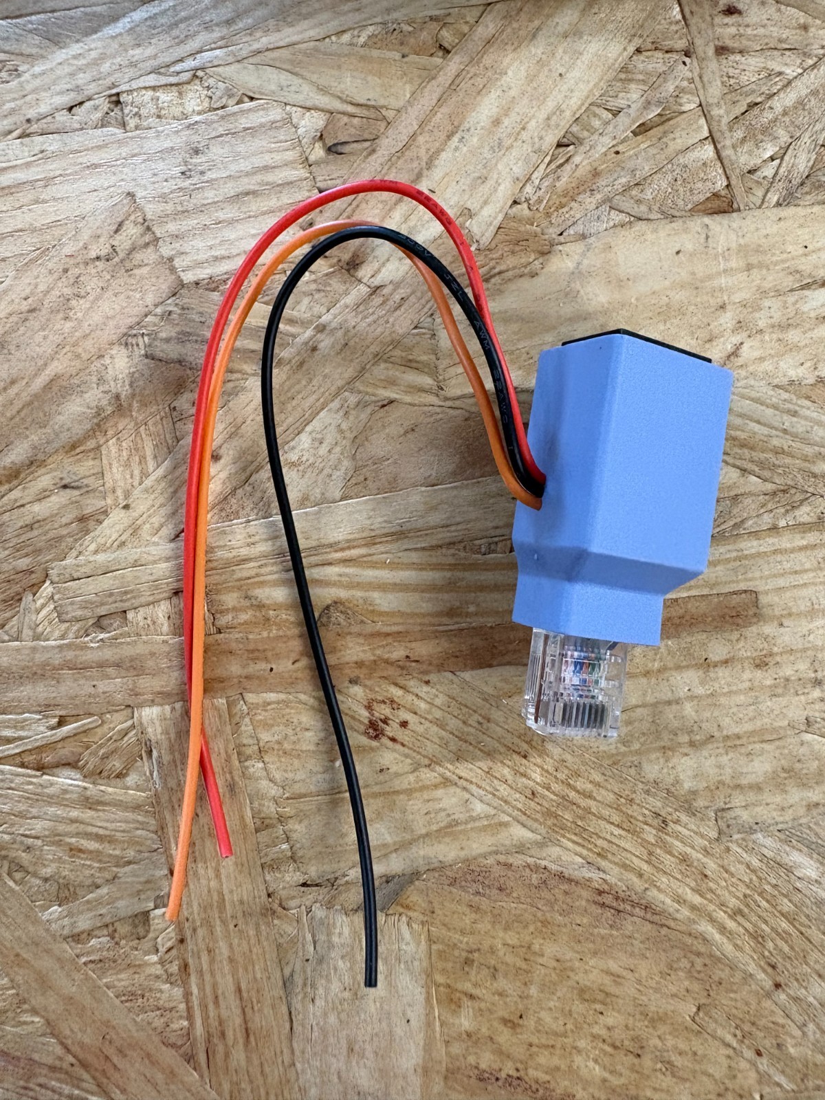 CUSTOM WIRED RJ45 OR RJ11 BREAKOUT PLUG ADAPTER FITTED WITH 3D PRINTED HOUSING