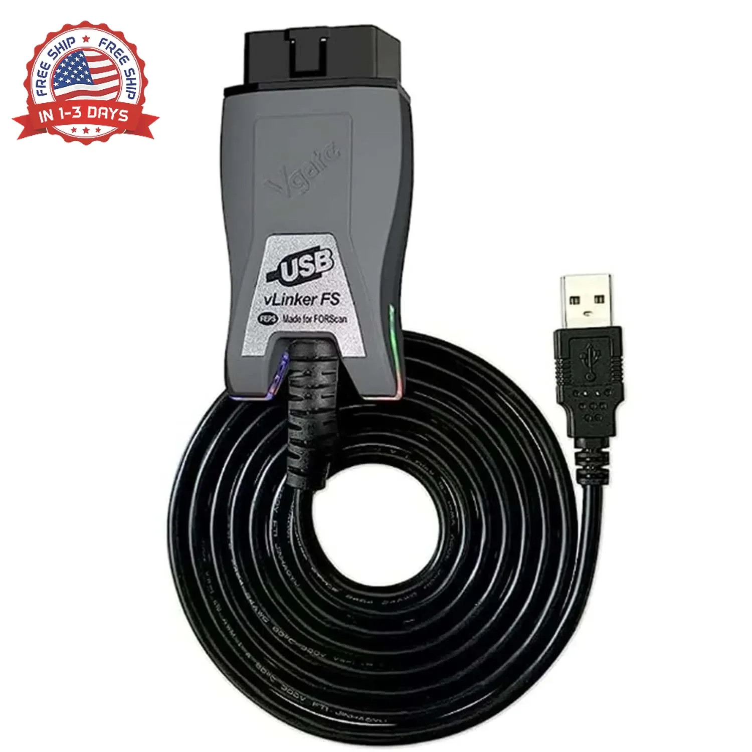 vLinker FS OBD2 USB Adapter for FORS-can HS/MS-CAN Auto Switch