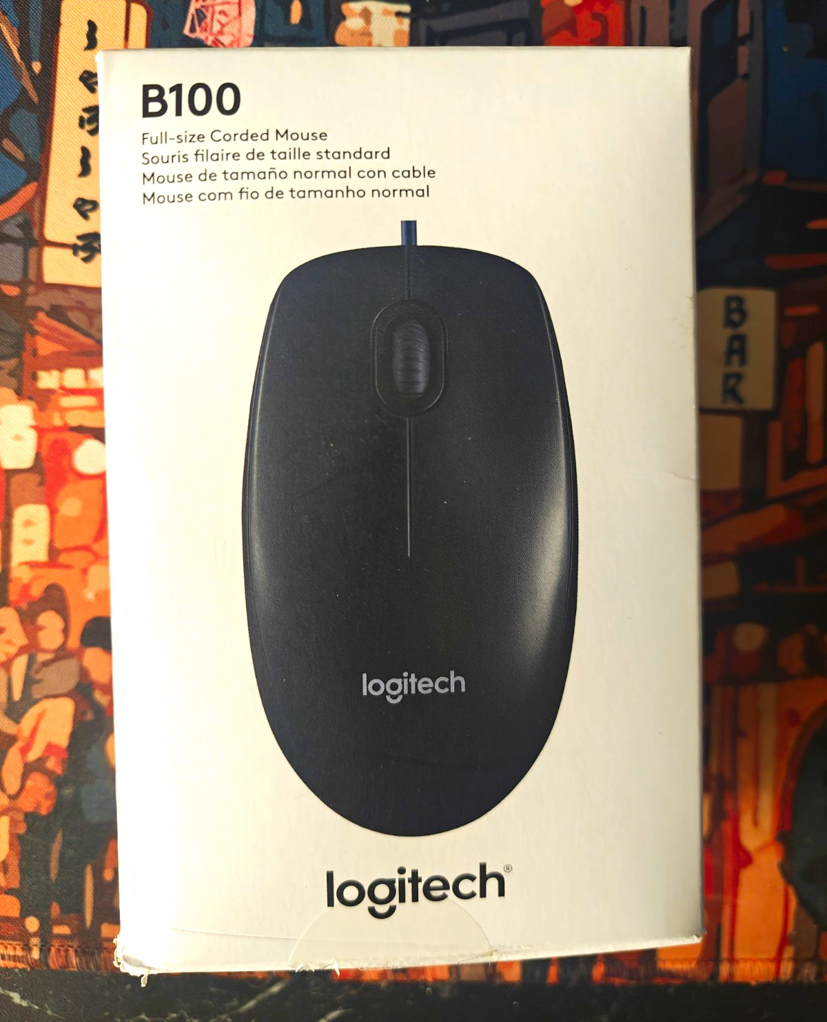 Logitech B100 Wired USB Optical Mouse