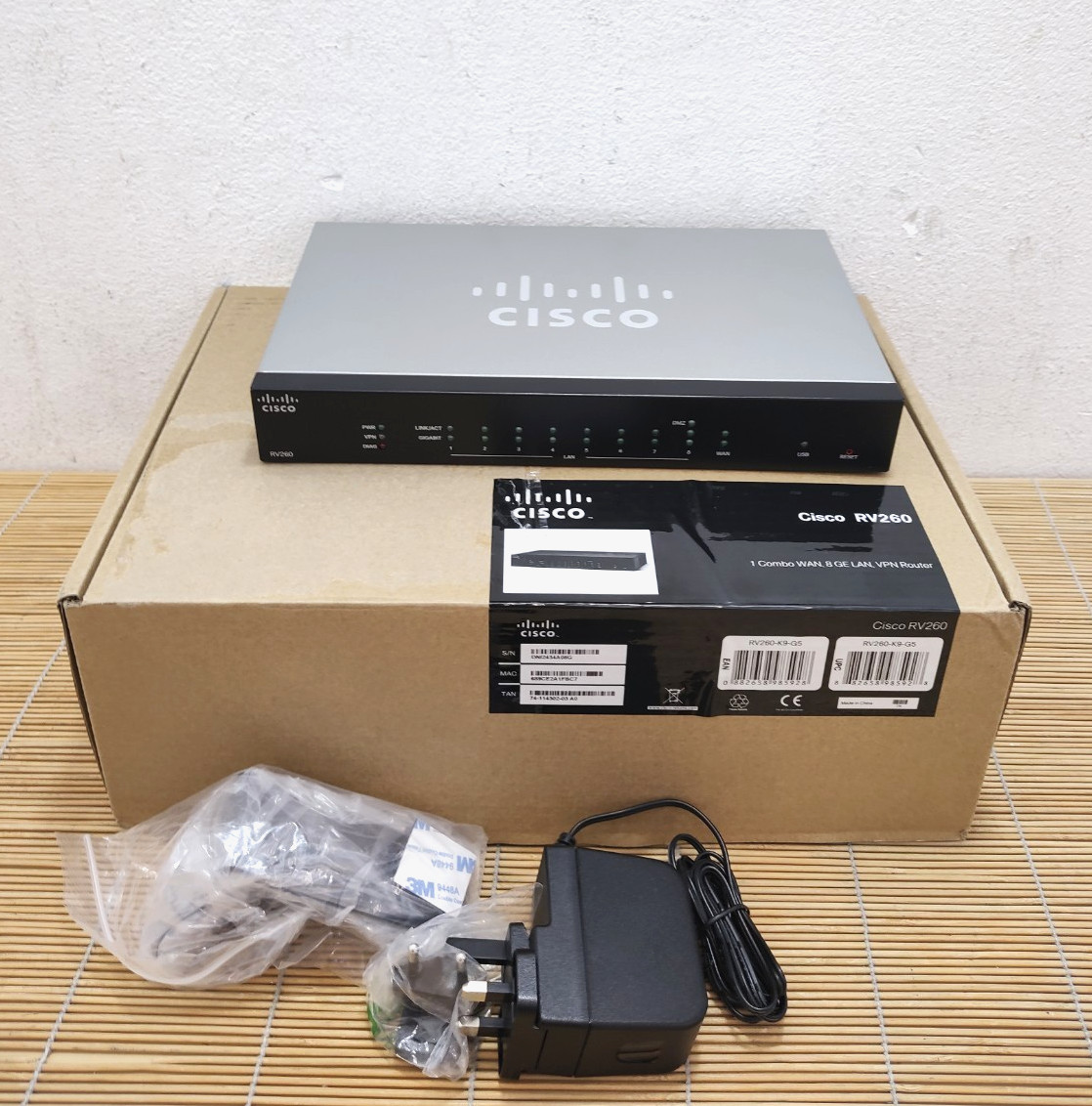 NEW Cisco RV260-K9-G5 VPN Router NEW OPEN BOX