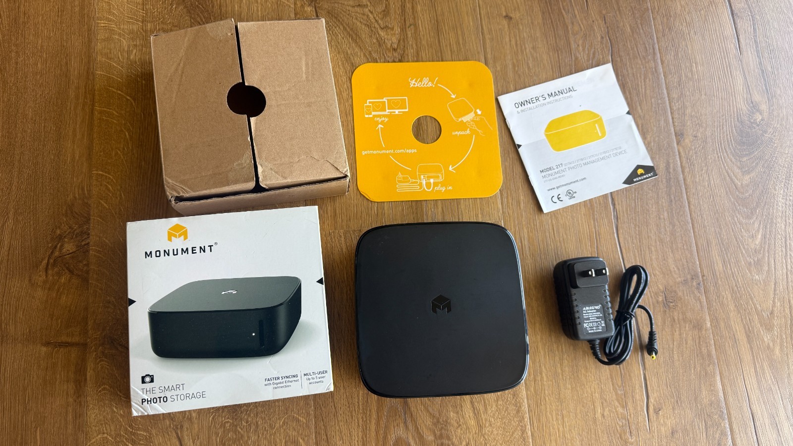 Monument 217A12 Smart Photo Storage Management Device WiFi NEW Open Box