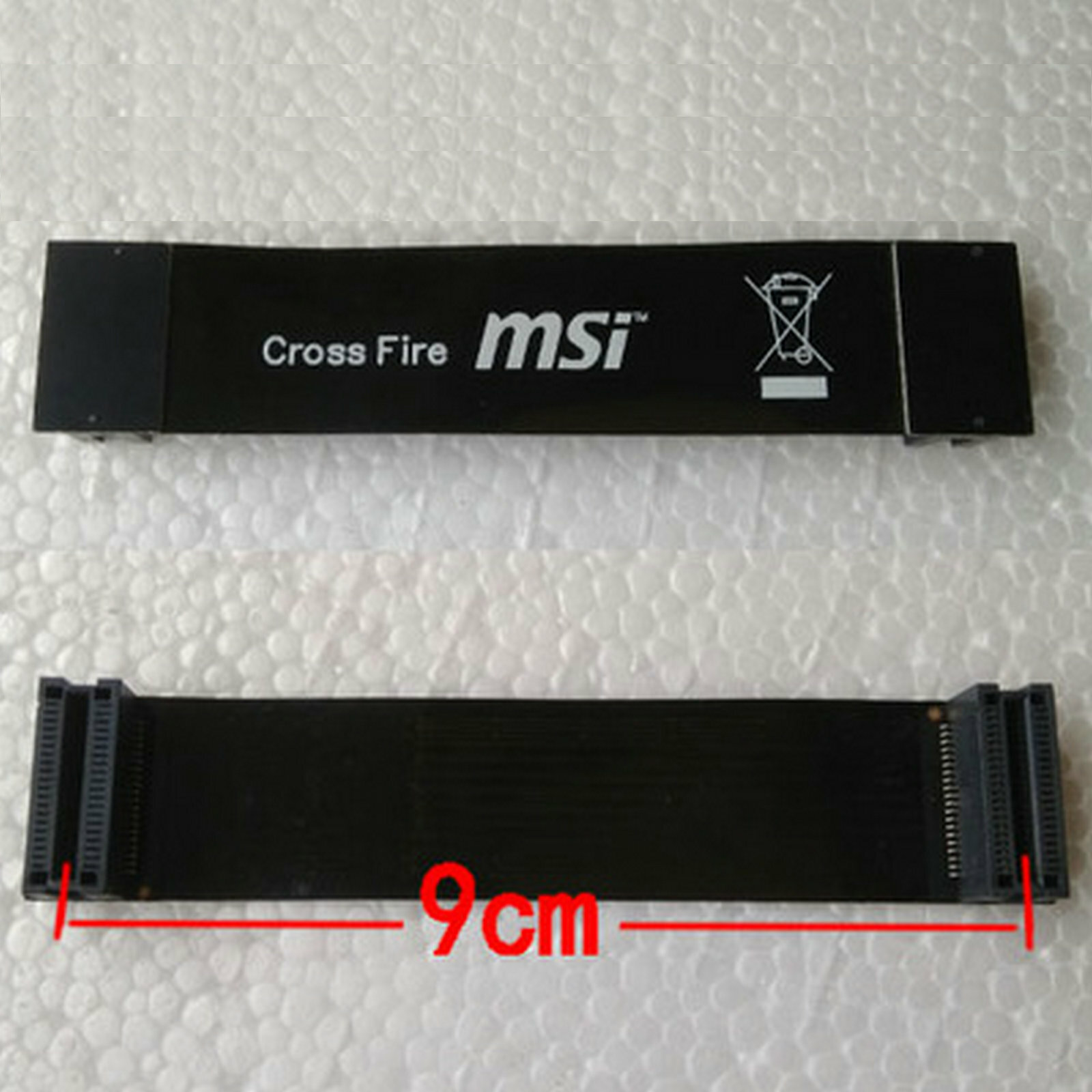 1pcs New CrossFire Bridge Flex Cable 100mm For MSI ATI Graphics Video Card