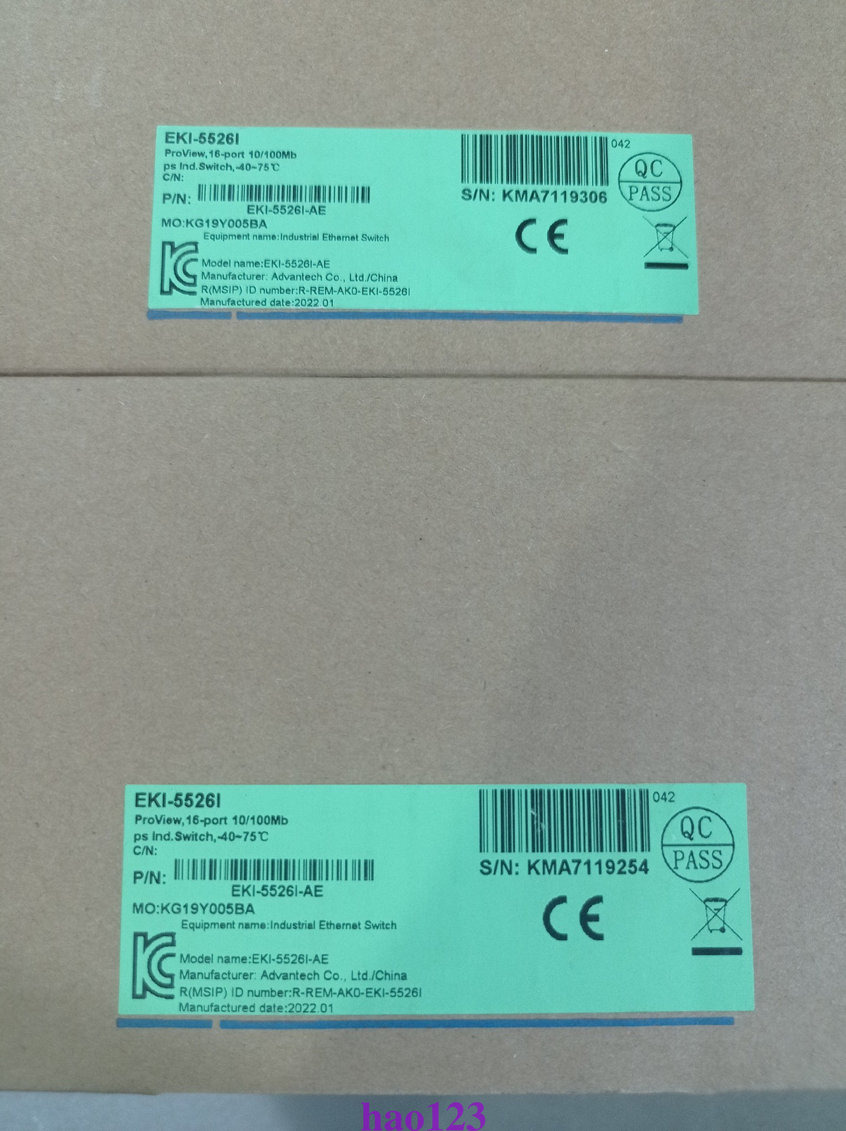 1 PCS EKI-5526I Advantech Switch EKI5526I  Brand New By DHL/FedEx Fast Shipping