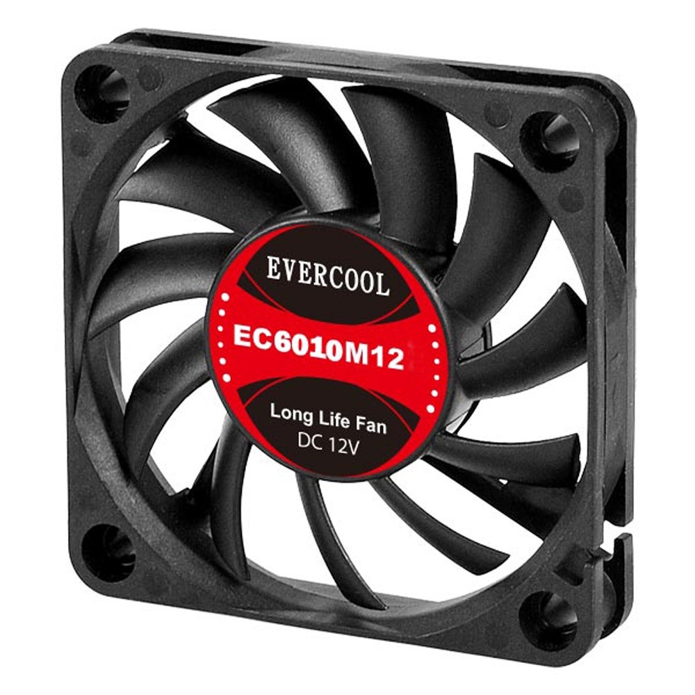Evercool 60mm x 10mm EC6010M12CA Computer Case Ball Bearing Fan 3-Pin