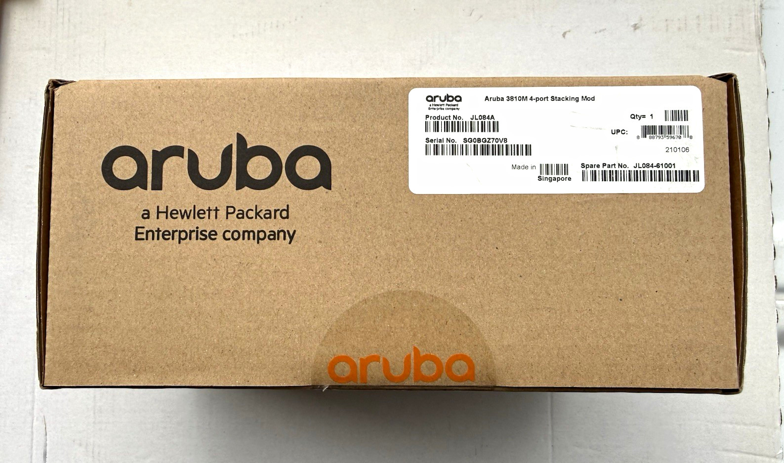 Aruba 3810M 4-Port Stacking Module Spare Part JL084A JL084-61001