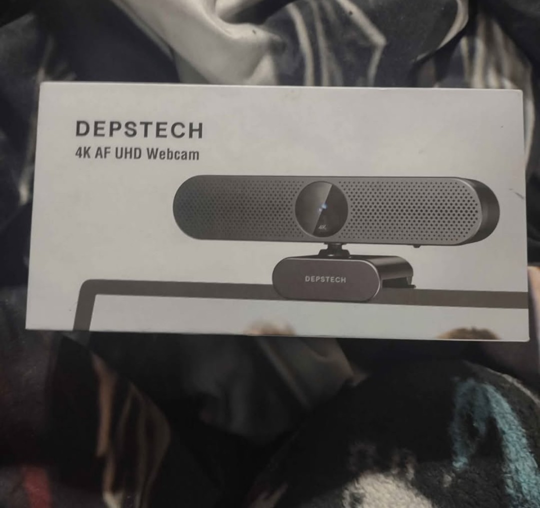 DEPSTECH DW50 Pro 4K UHD Webcam Autofocus Noise-Canceling Mics Remote Control