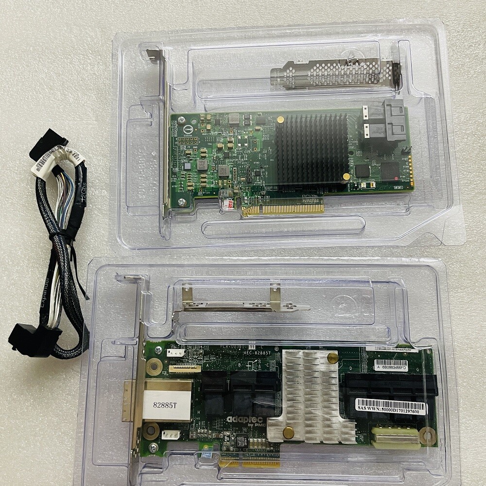 Adaptec AEC-82885T Expander + LSI SAS 9300-8I IT HBA Card 12Gb/s  + 8643 cable
