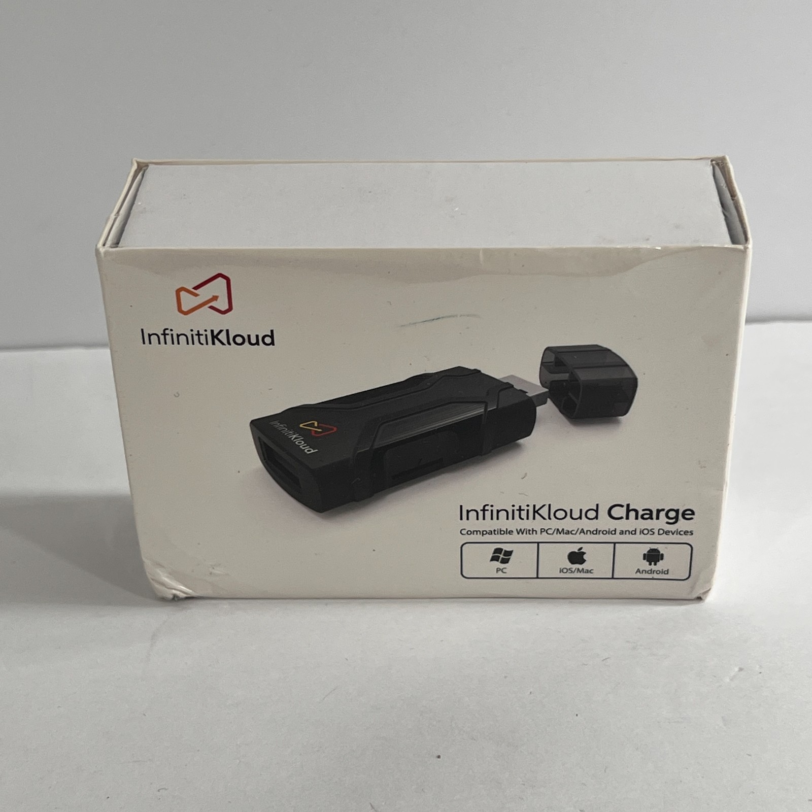 InfinitiKloud SD USB Powered Backup Drive PC Mac Android NEW & FACTORY SEALED
