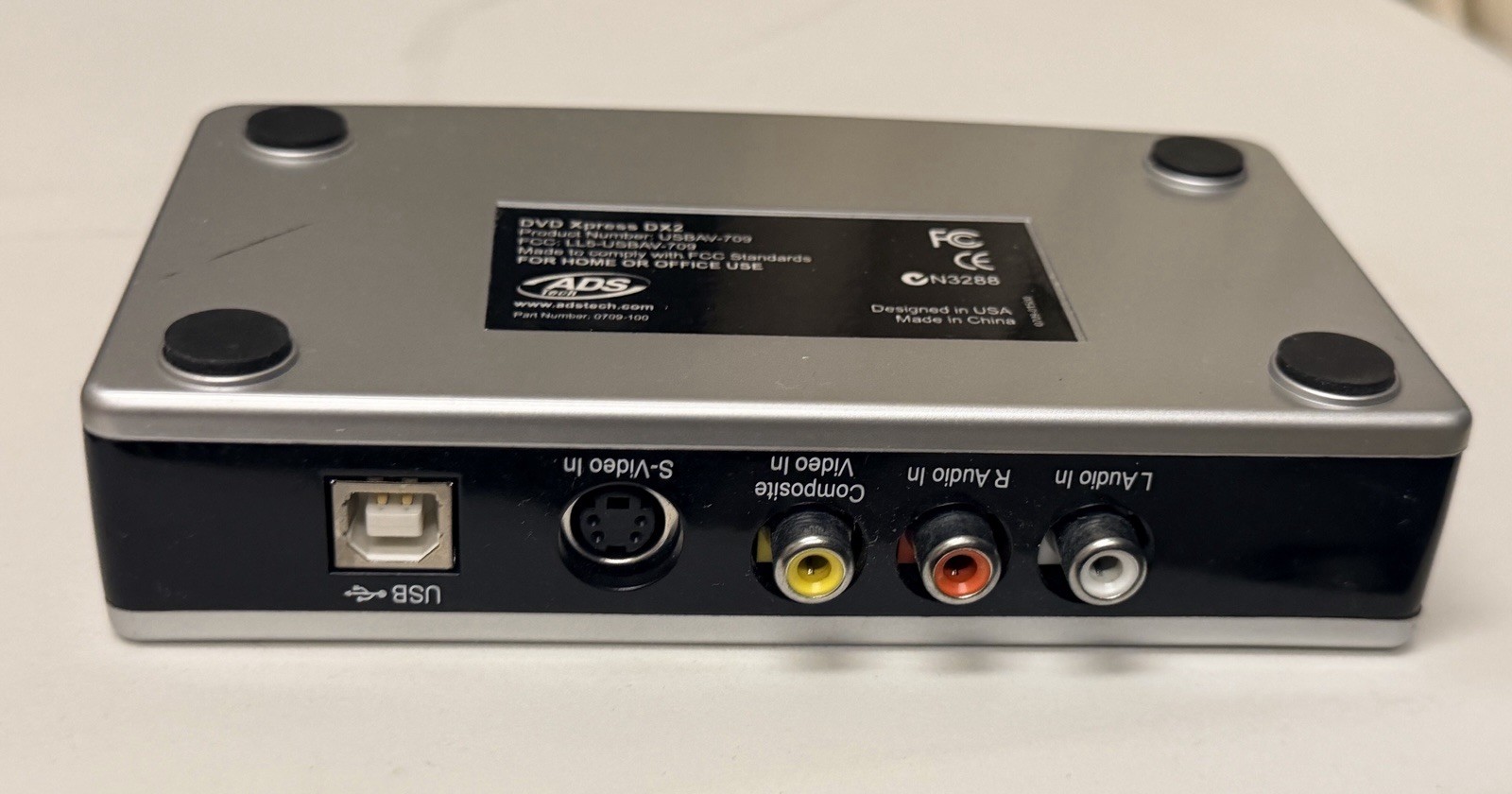 ADS Tech DVD Xpress DX2 USB Video Capture Device - Unit Only (Model USBAV-709)