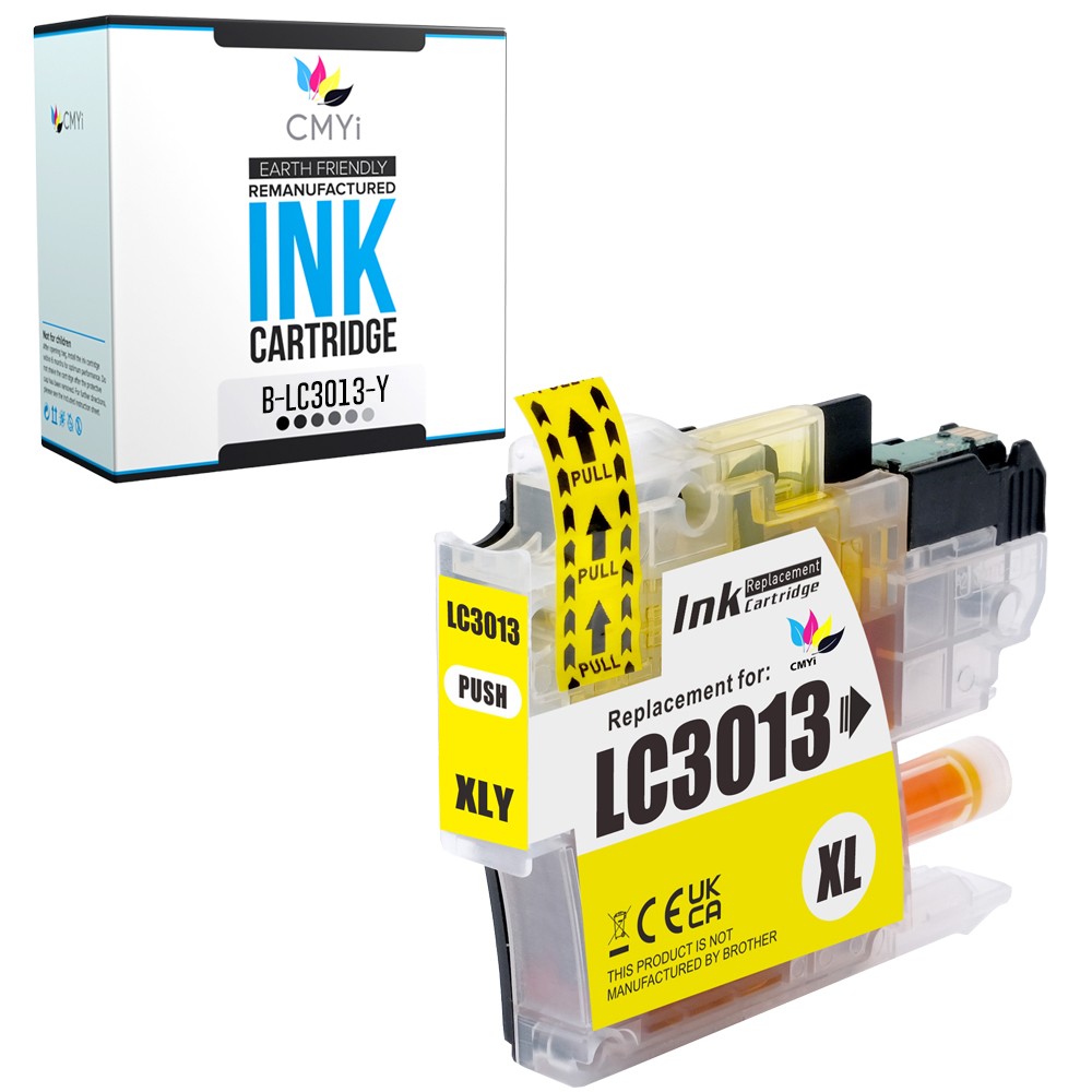 1PK CMYi Compatible LC3013 Yellow Ink Cartridge fits Brother MFC-J491DW J895DW