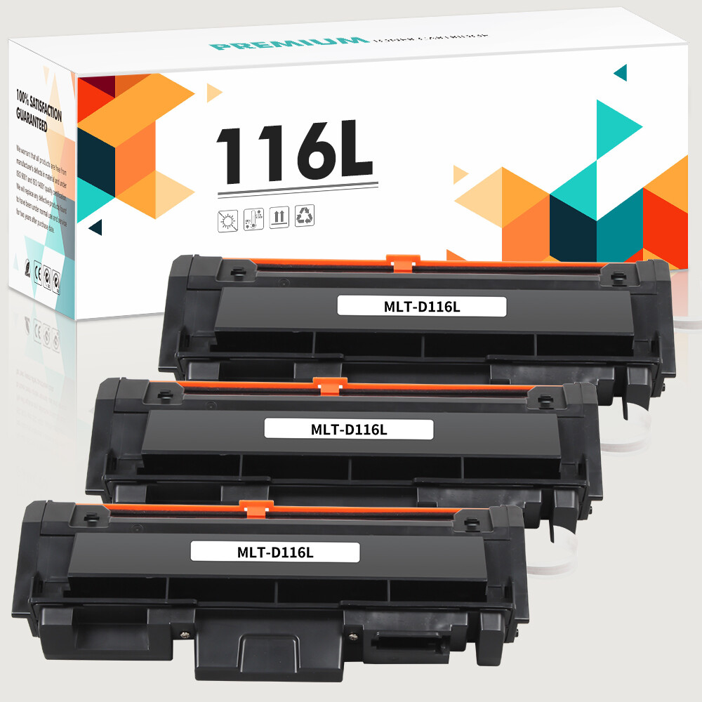 1-4PK MLT-D116L Toner Cartridge For Samsung 116L SL-2825WN SL-M2675FN SL-2875FW