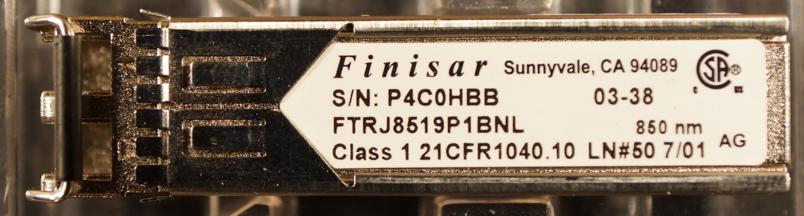 Finisar FTRJ8519P1BNL Optical Transceiver Module