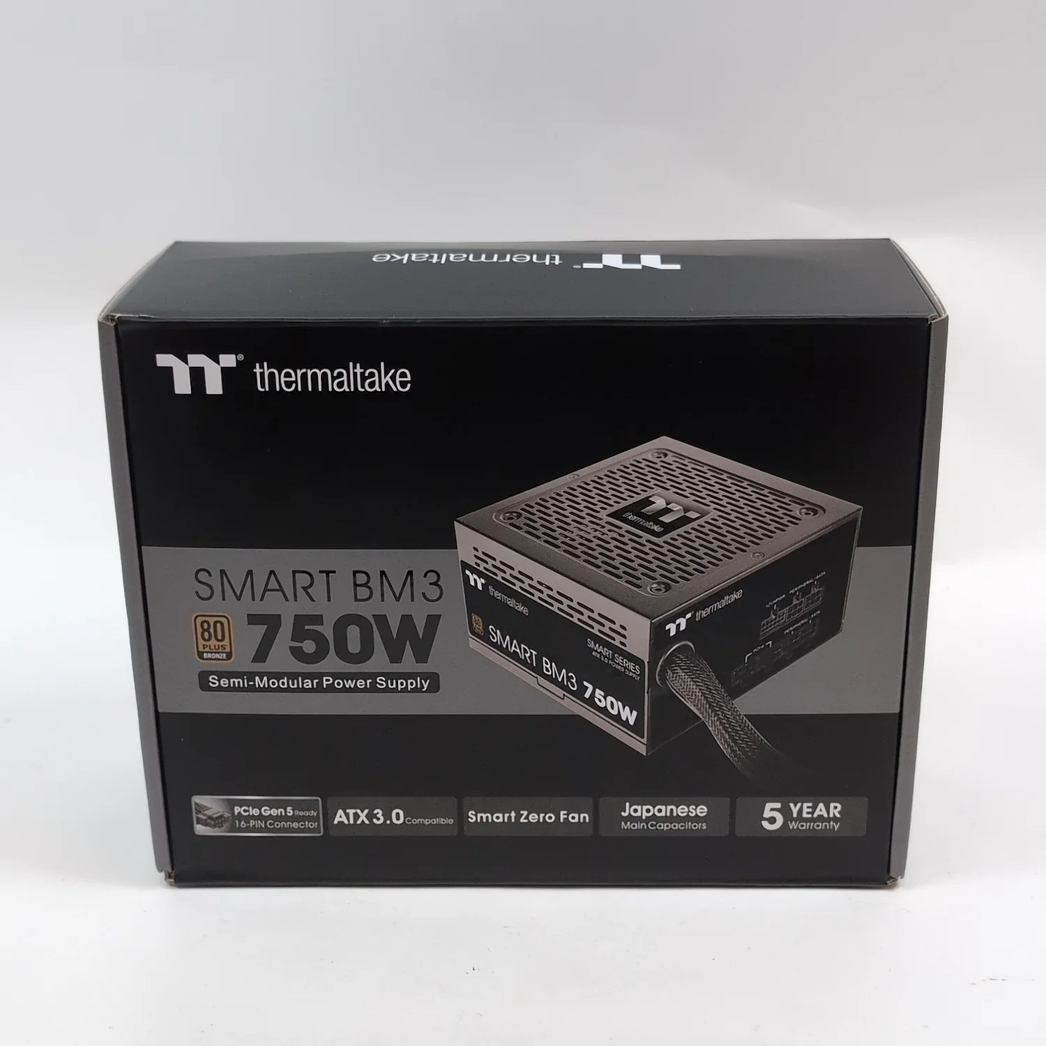New Thermaltake Smart BM3 750W 80Plus Bronze PS-SPD-0750MNFABU-3 Power Supply