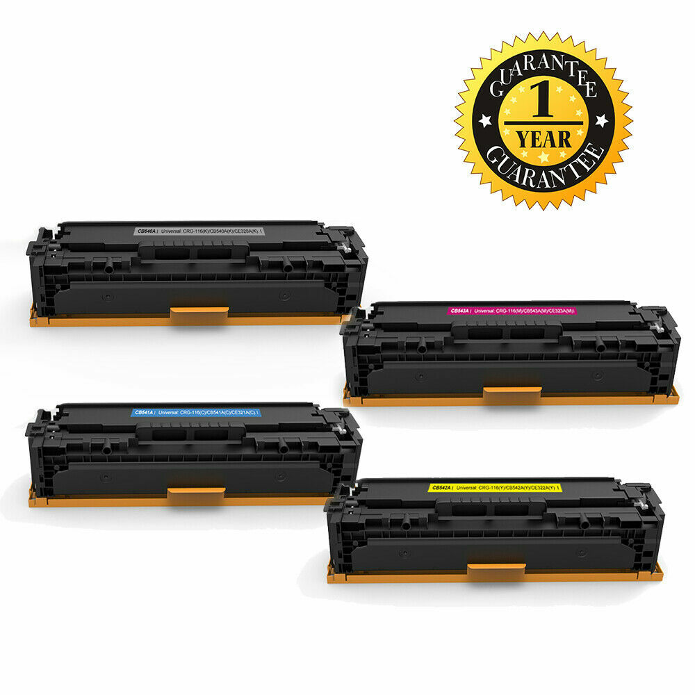 4PK CB540A -3A 125A Color Toner Set For HP LaserJet CM1312 CP1215 CP1515n CP1518