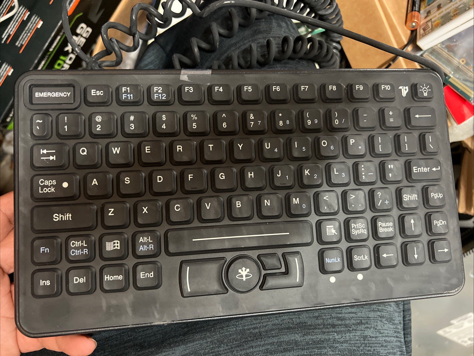 iKey Keyboard SL-86-911-USB TESTED WORKING