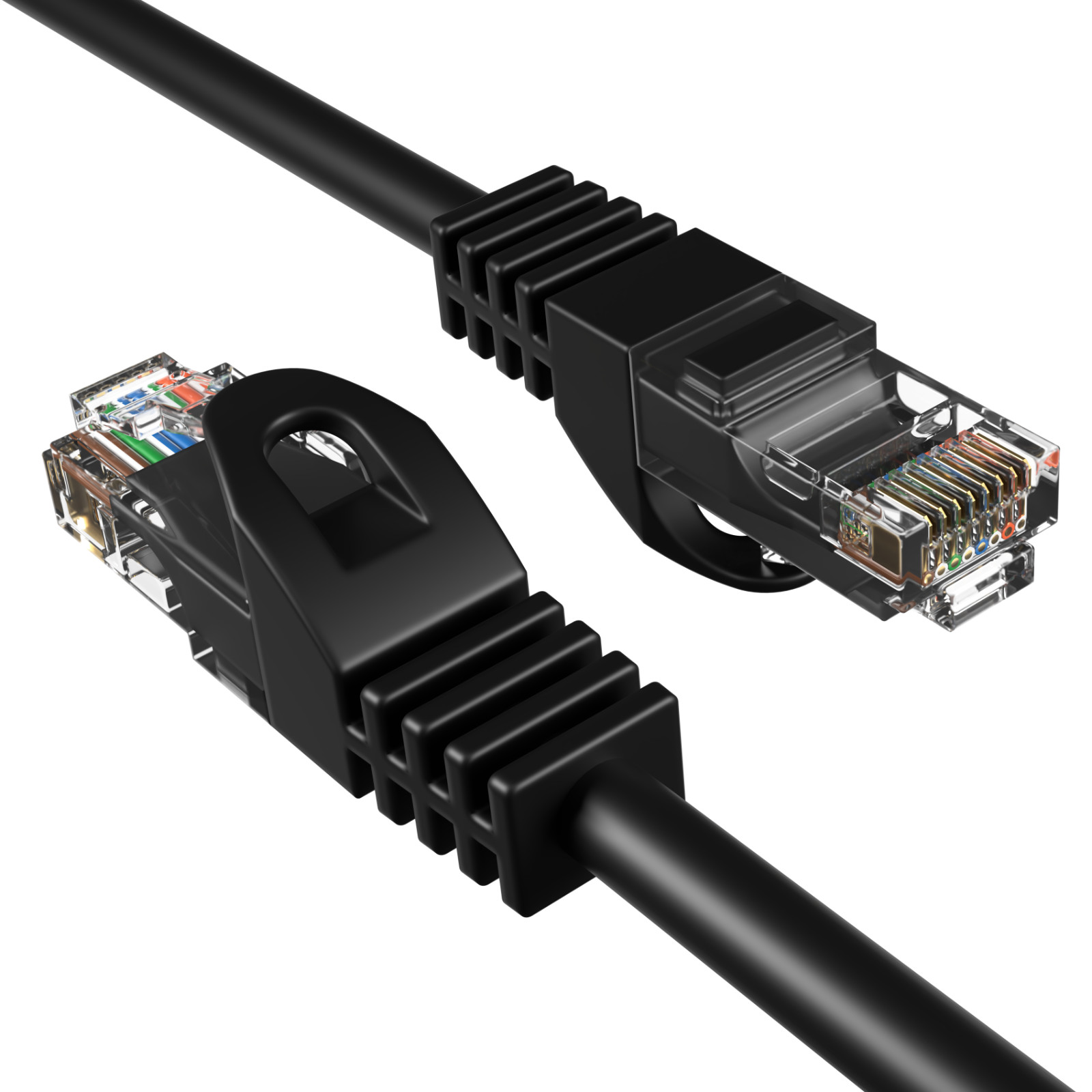 30 PCS 7ft Cat6 Ethernet Cable RJ45 UTP LAN Patch Cord Gaming Streaming Internet