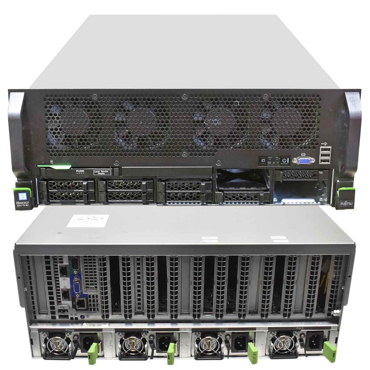 Fujitsu RX4770 M2 Server 4x E7-4850 V3 14C 2.20GHz 0GB RAM 12x SFF 2.5