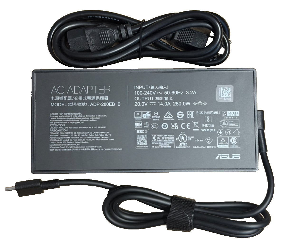 Genuine ASUS 280W Charger ADP-280EB B For Asus ROG Strix G18 G16 G815 G815J G815