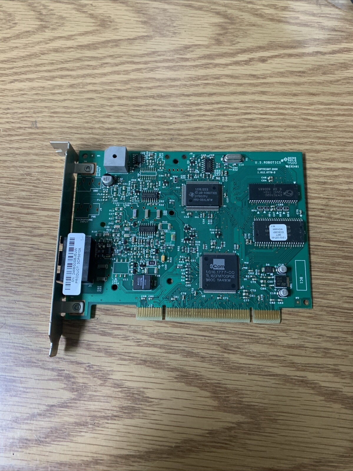 U.S. ROBOTICS 1.012.0778-D PC BOARD 30 Days Warranty See Pics