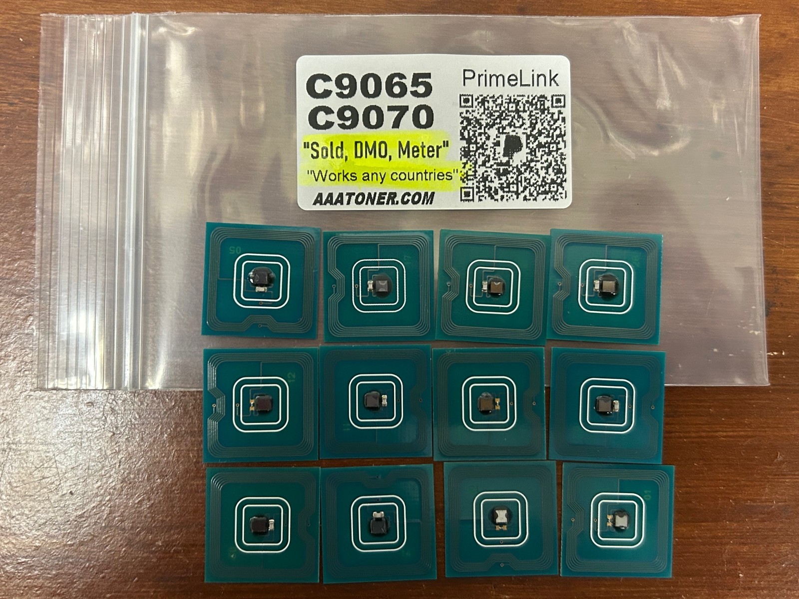 12 x Toner Chip (3 set) for Xerox PrimeLink C9065, C9070 (USA, LATIN, EU) Refill