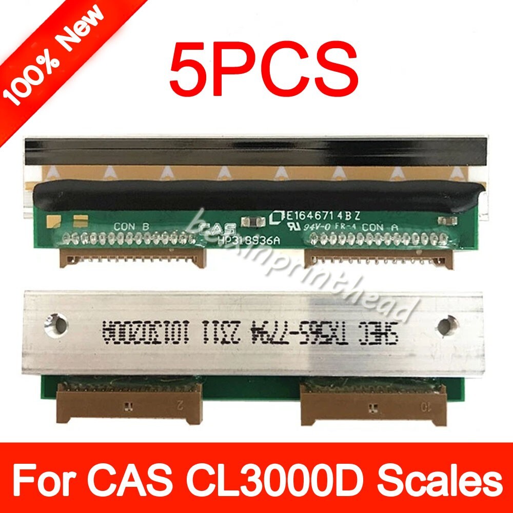 5pcs 100% Original  Thermal Printhead For CAS CL3000D Scales Print Head