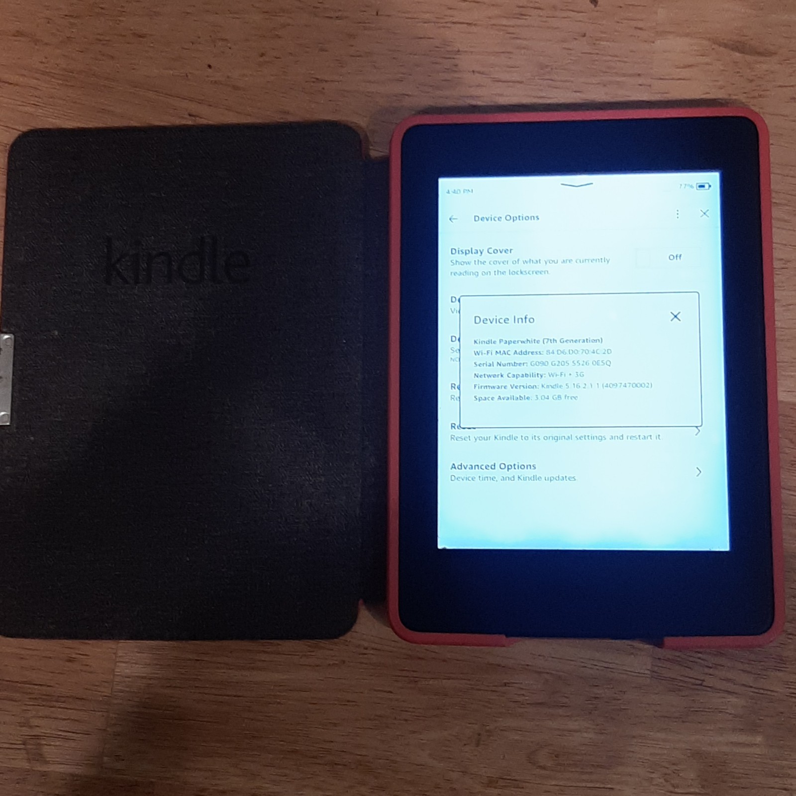 Amazon Kindle Paperwhite 7th Generation 4GB