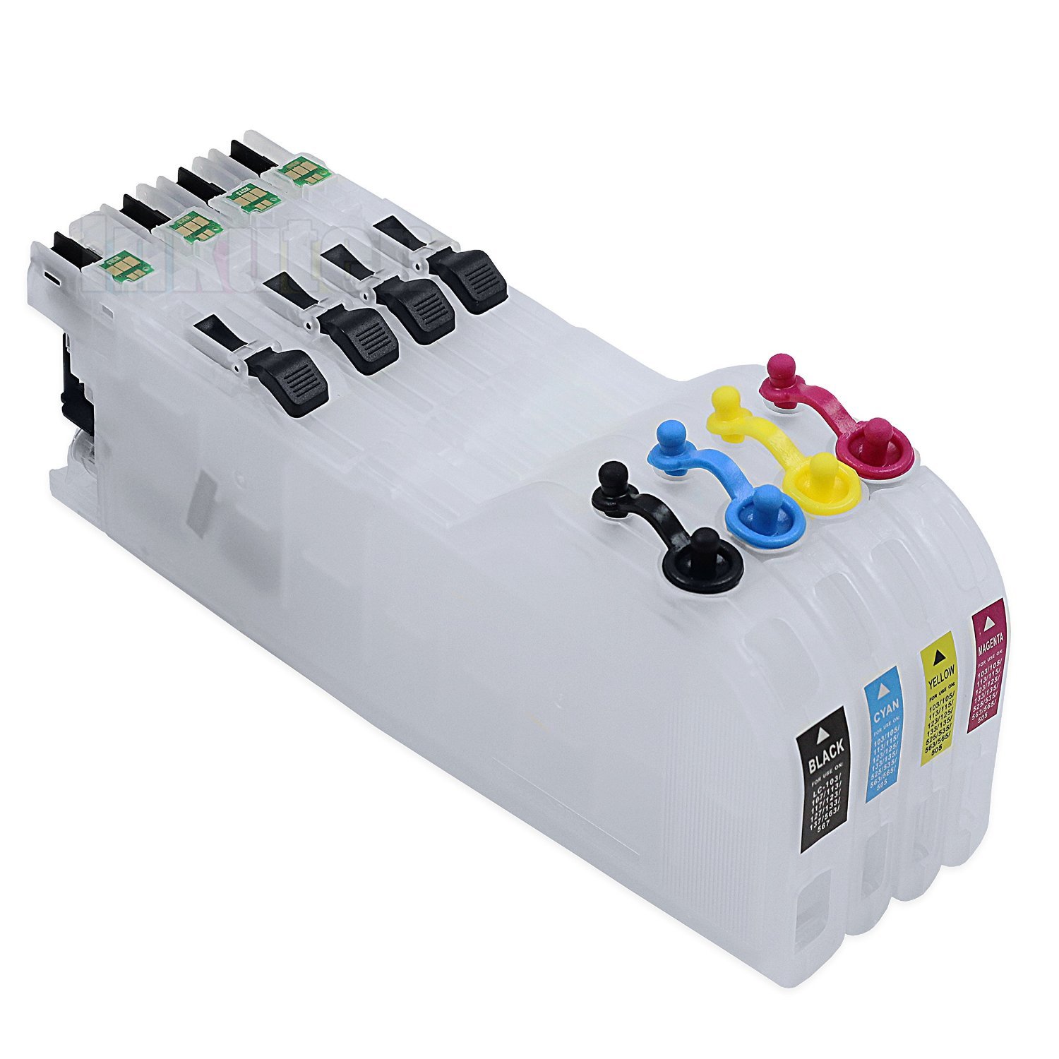 Refillable Ink Carts compatible with Brother LC223 MFC-J5625DW J5720DW DCP-J4120