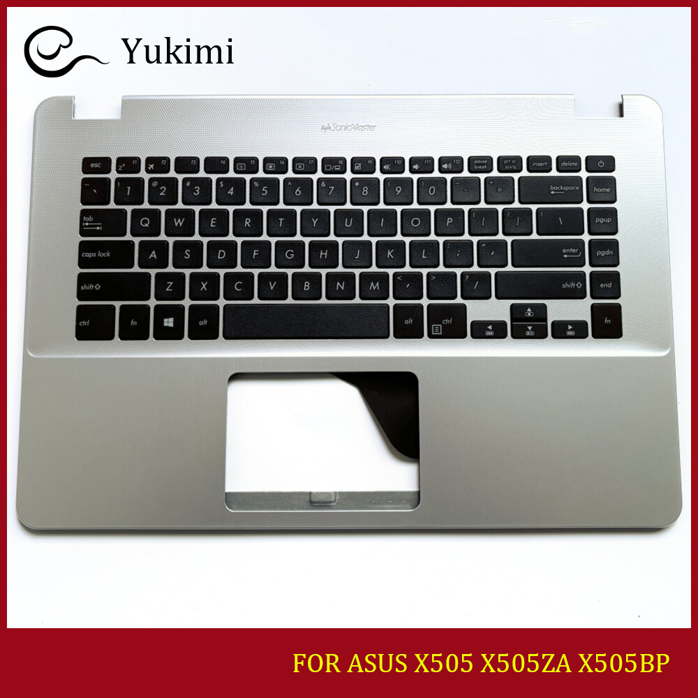FOR ASUS X505 X505ZA X505BP Silver Laptop C Shell Cover Upper Palmrest Keyboard