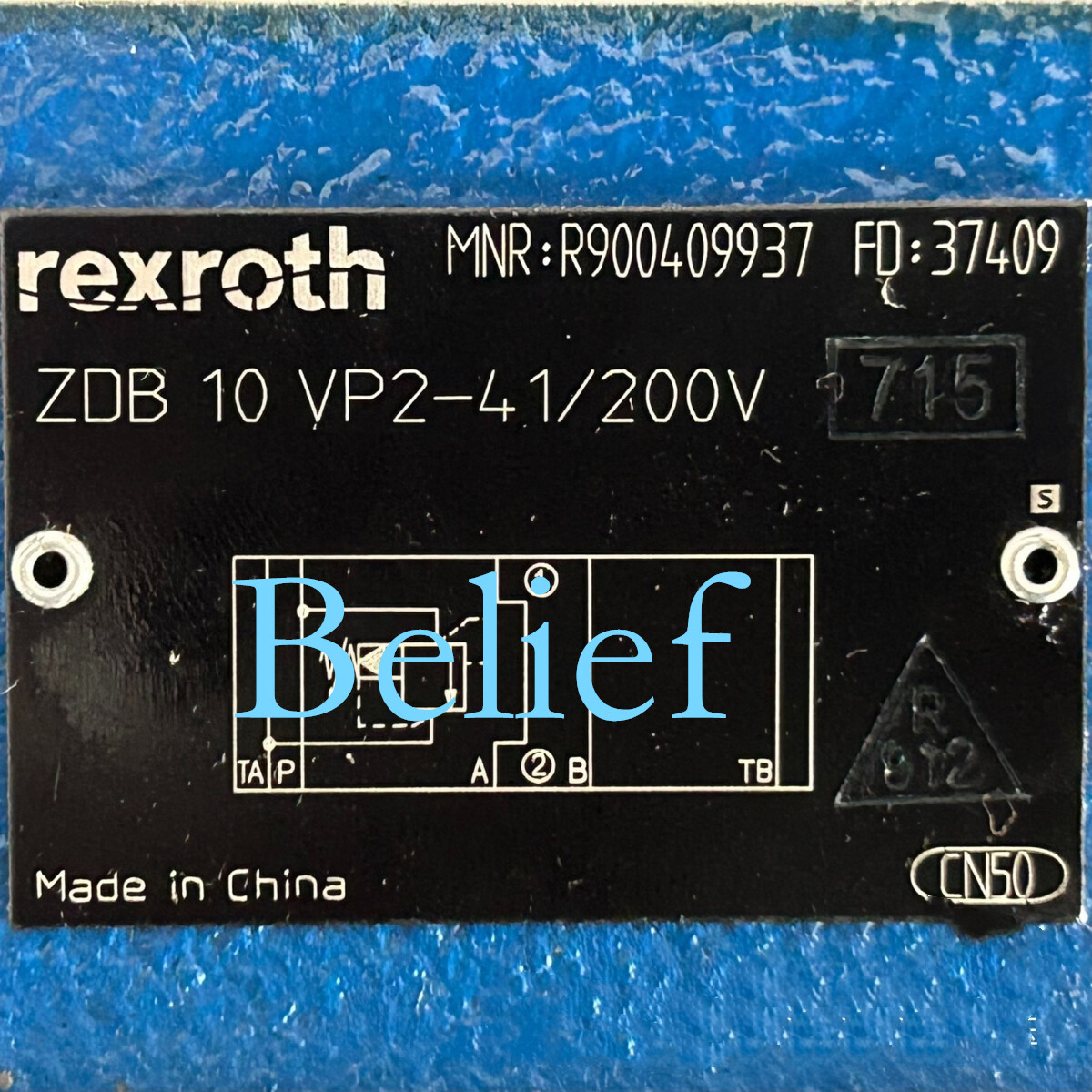 1pc Rexroth R900409937 ZDB10VP2-4X/200V New valve Via DHL or FedEX