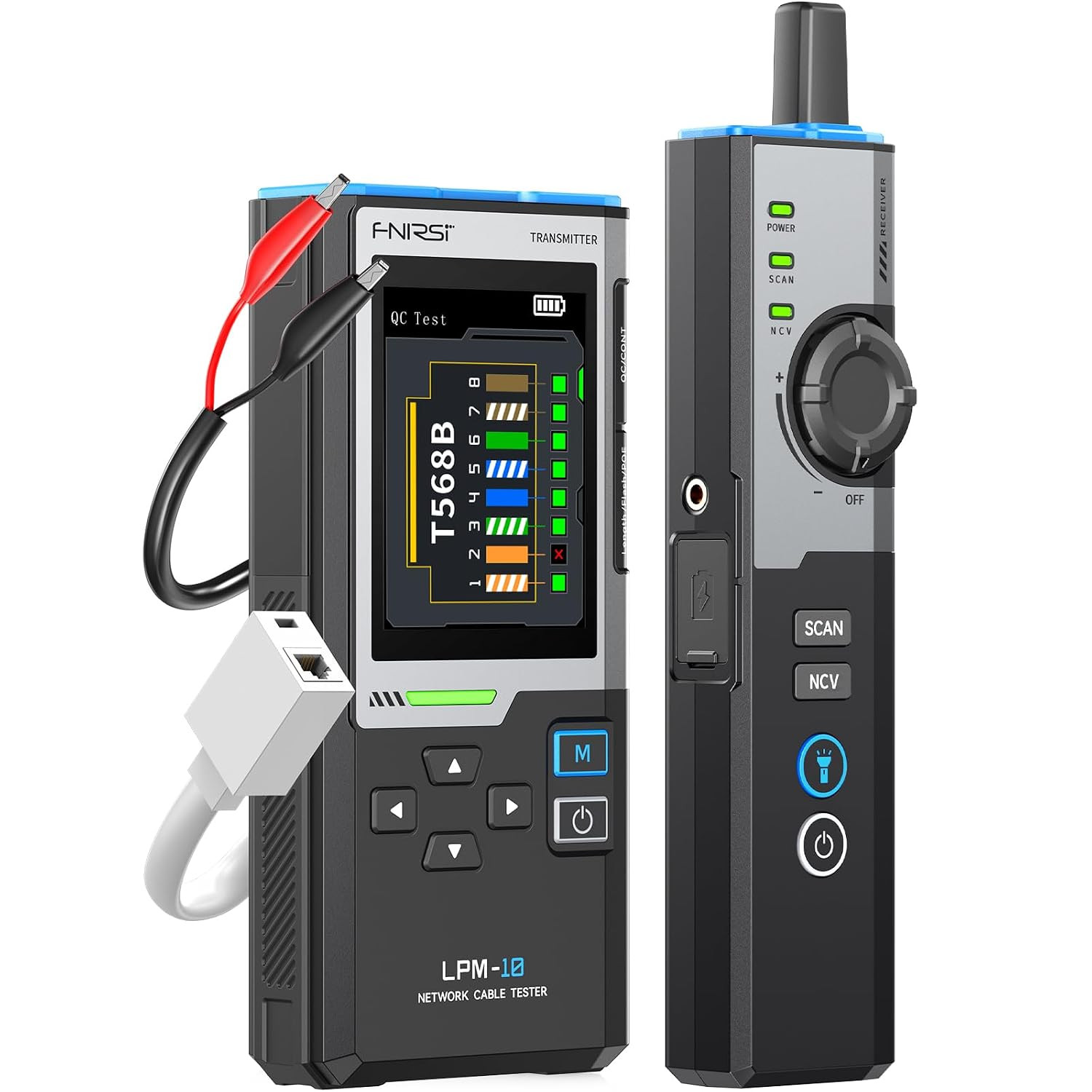 LPM-10A Network Cable Tester Kit, for CAT5 Cat5E CAT6 RJ11 RJ45