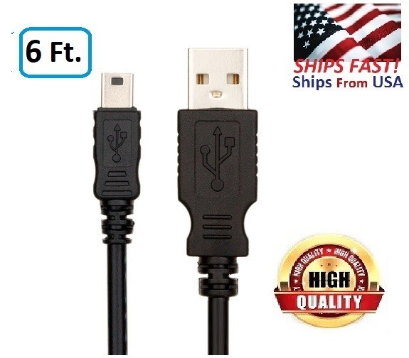 USB Charging Cable For Brookstone Bluetooth Wireless Keyboard Pro. 6 Ft.