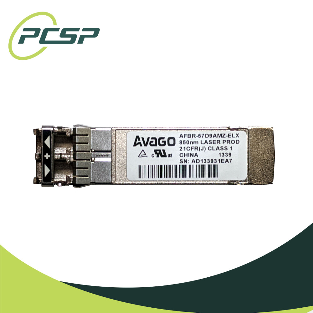 Lot of 100 Avago 8G SW SFP+ Transceiver Module 850nm AFBR-57D9AMZ-ELX