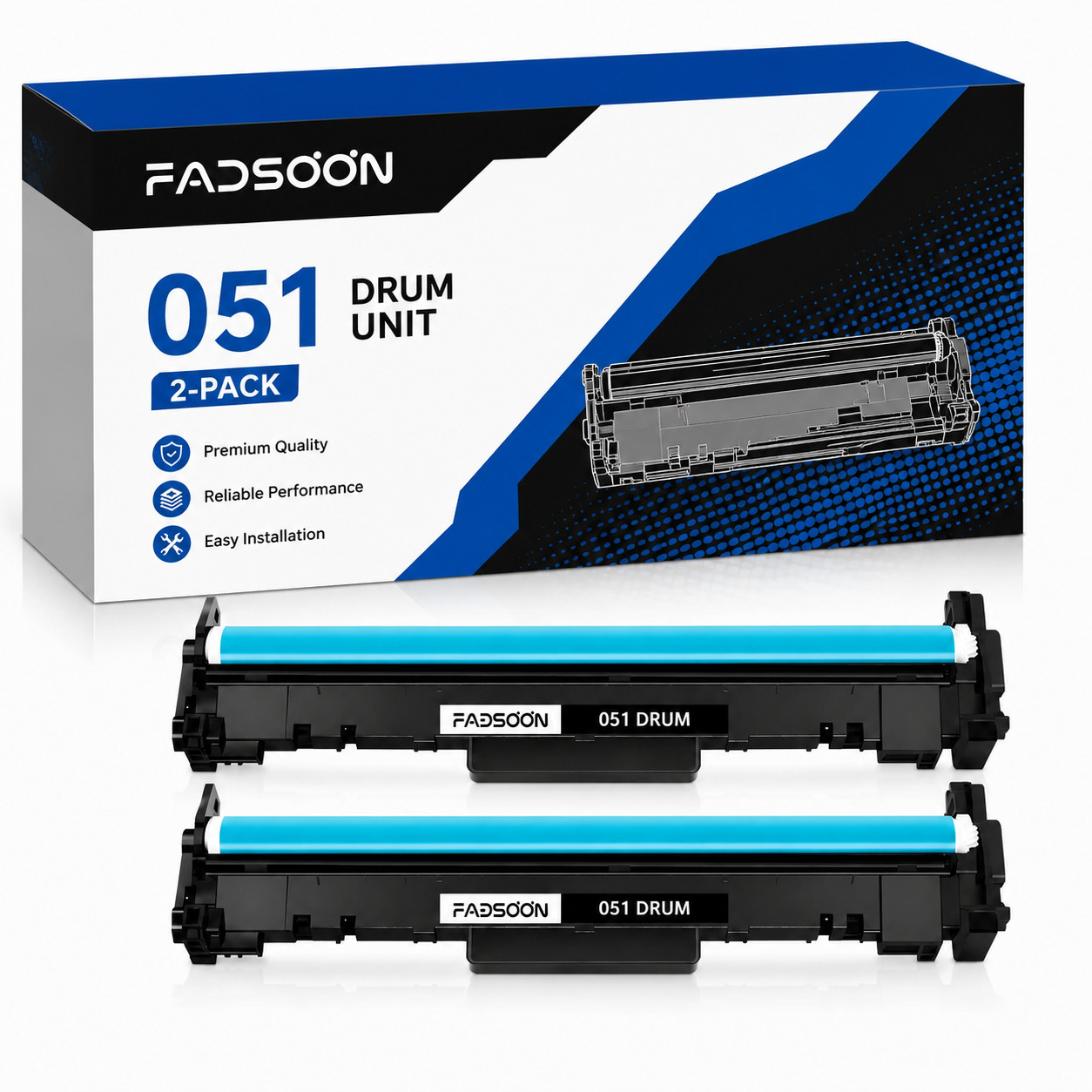 051 2PK BK Drum Unit for ImageCLASS LBP162dw MF264dw MF267dw MF269dw MF266dw