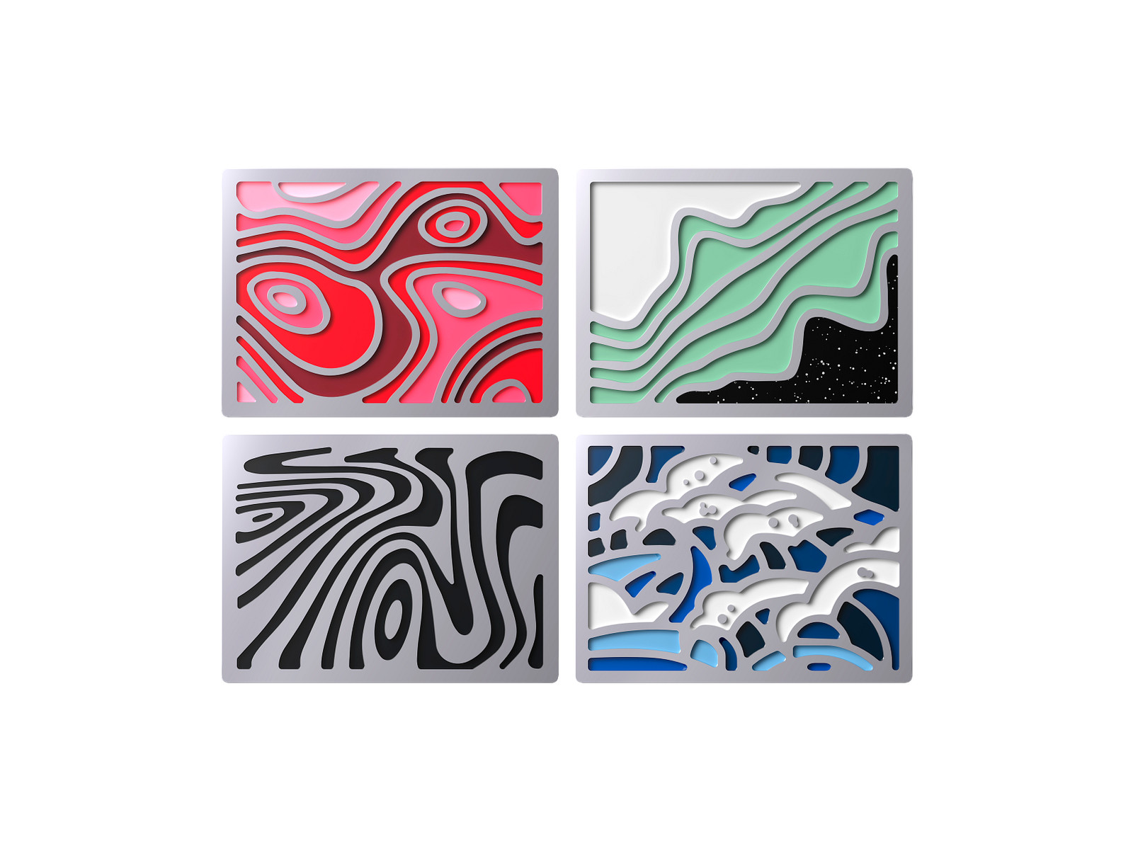 HyperX Badge Pack - Abstract Magnetic Badges