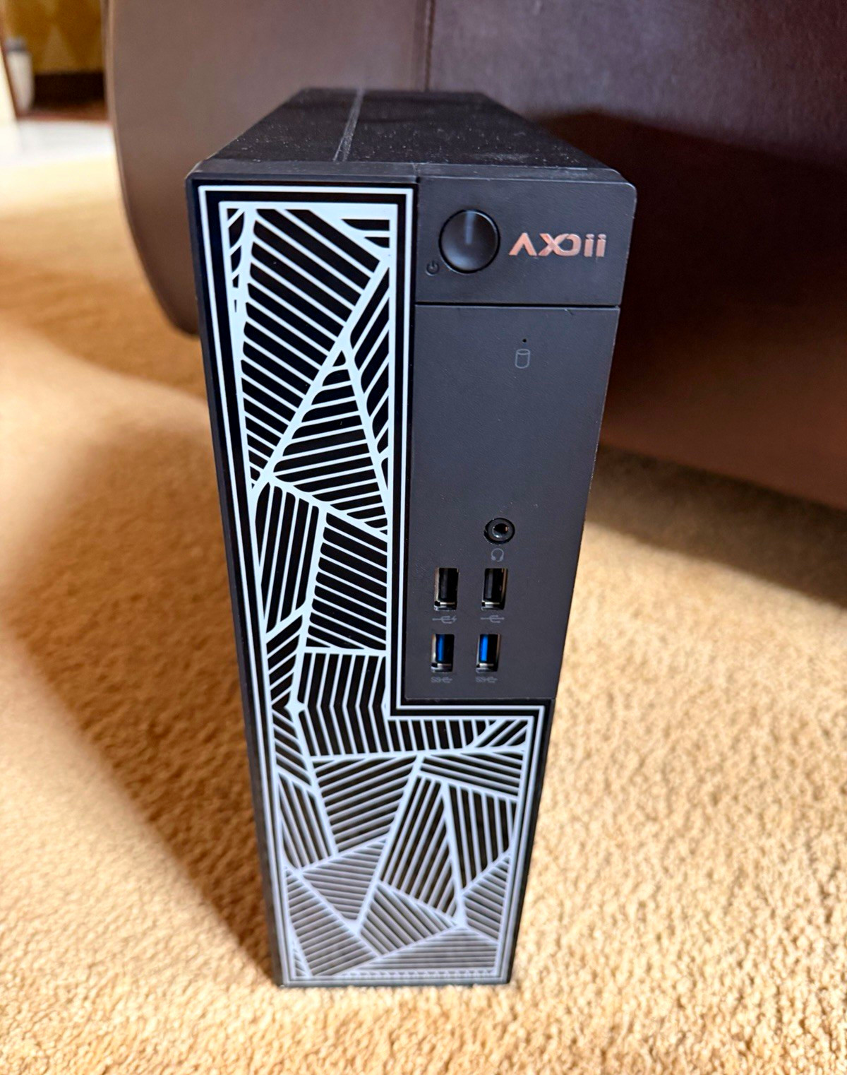 Axolii Small Form Factor Desktop PC Black HDMI DP DVI VGA USB 2.0 Office