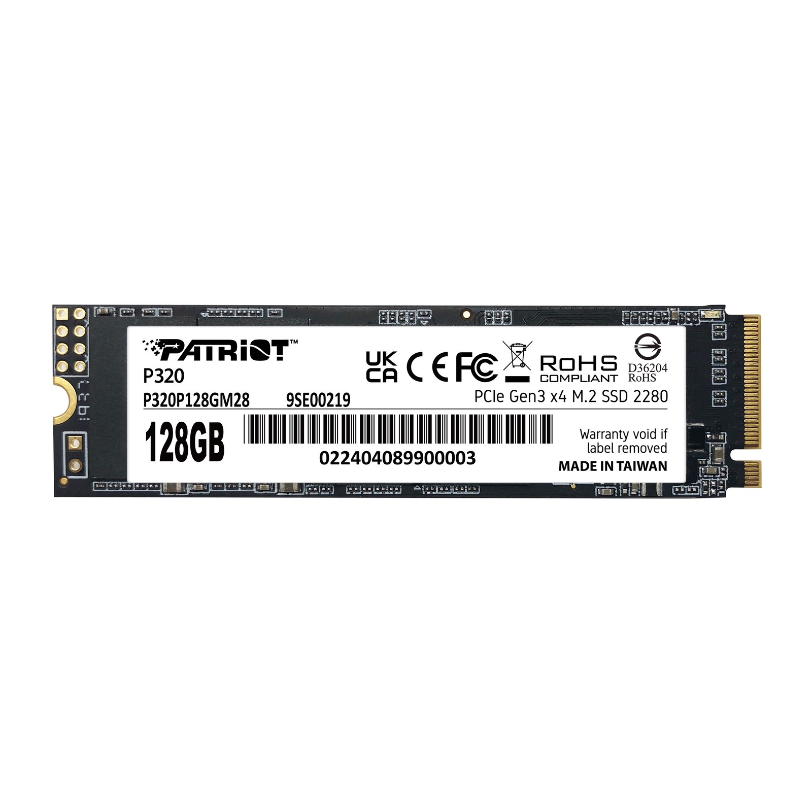 Patriot Memory P320 128 GB M.2 PCI Express 3.0 NVMe