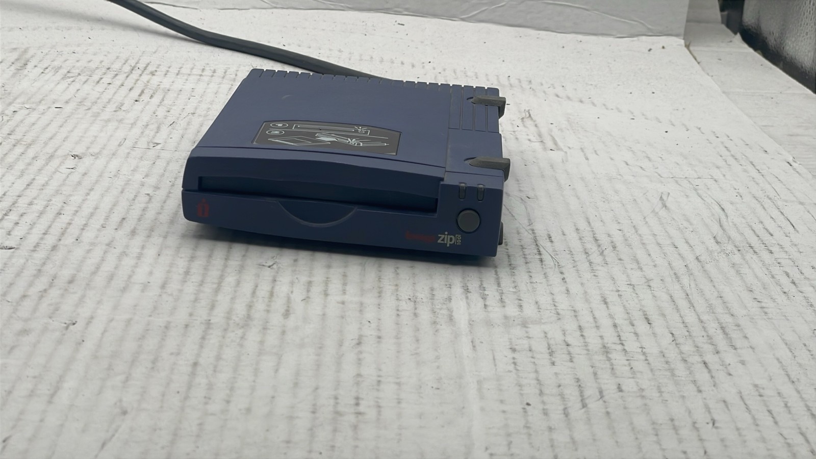 Iomega Zip 100 Z100P2 External Parallel Port Drive Vintage Retro PC Data Storage