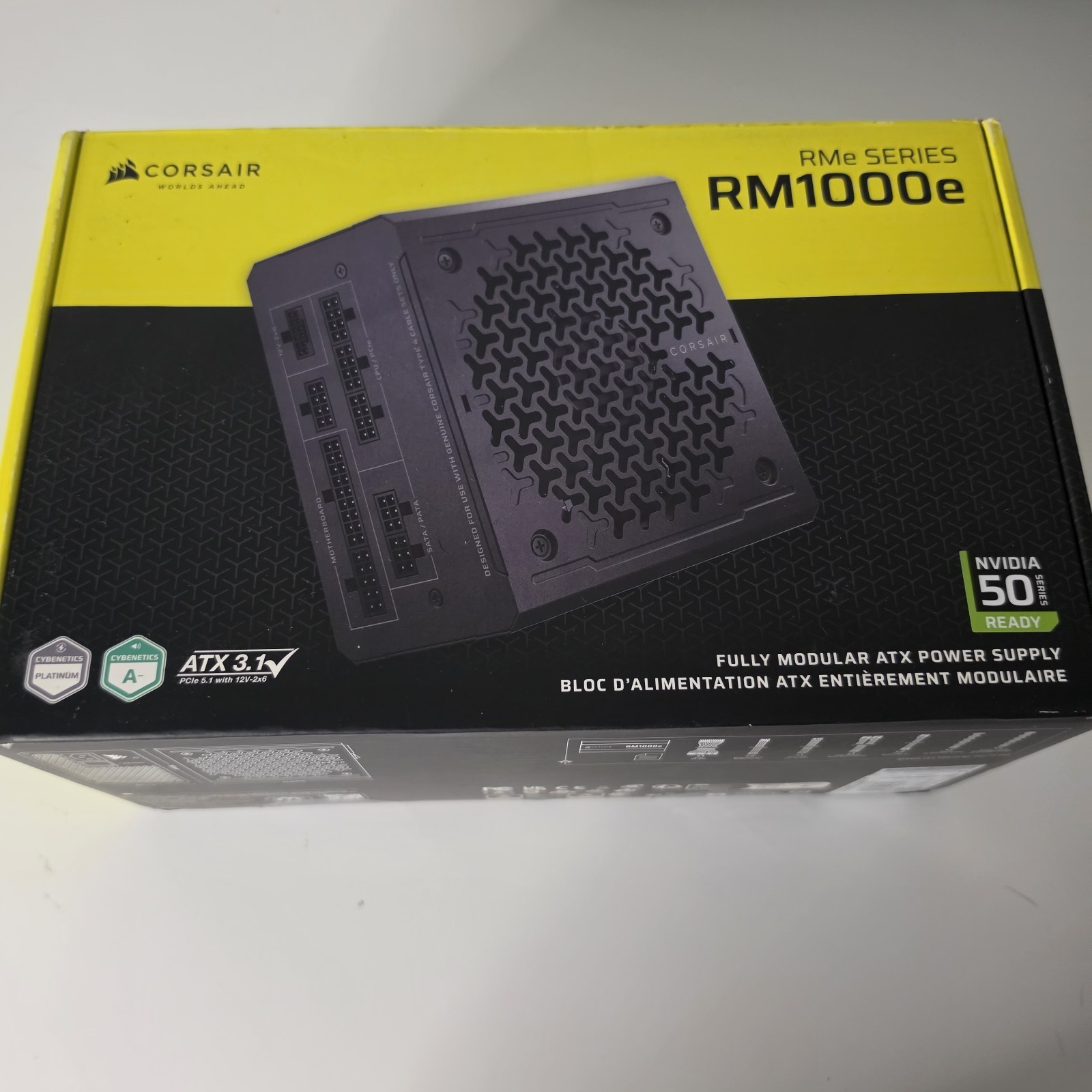 CORSAIR RM1000e ATX 3.1 PCIe 5.1 Fully Modular 1000W Power Supply CP-9020297-NA