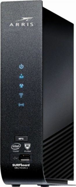 ARRIS SURFboard SBG7400AC2 DOCSIS 3.0 Cable Modem & AC2350 Wi-Fi Router