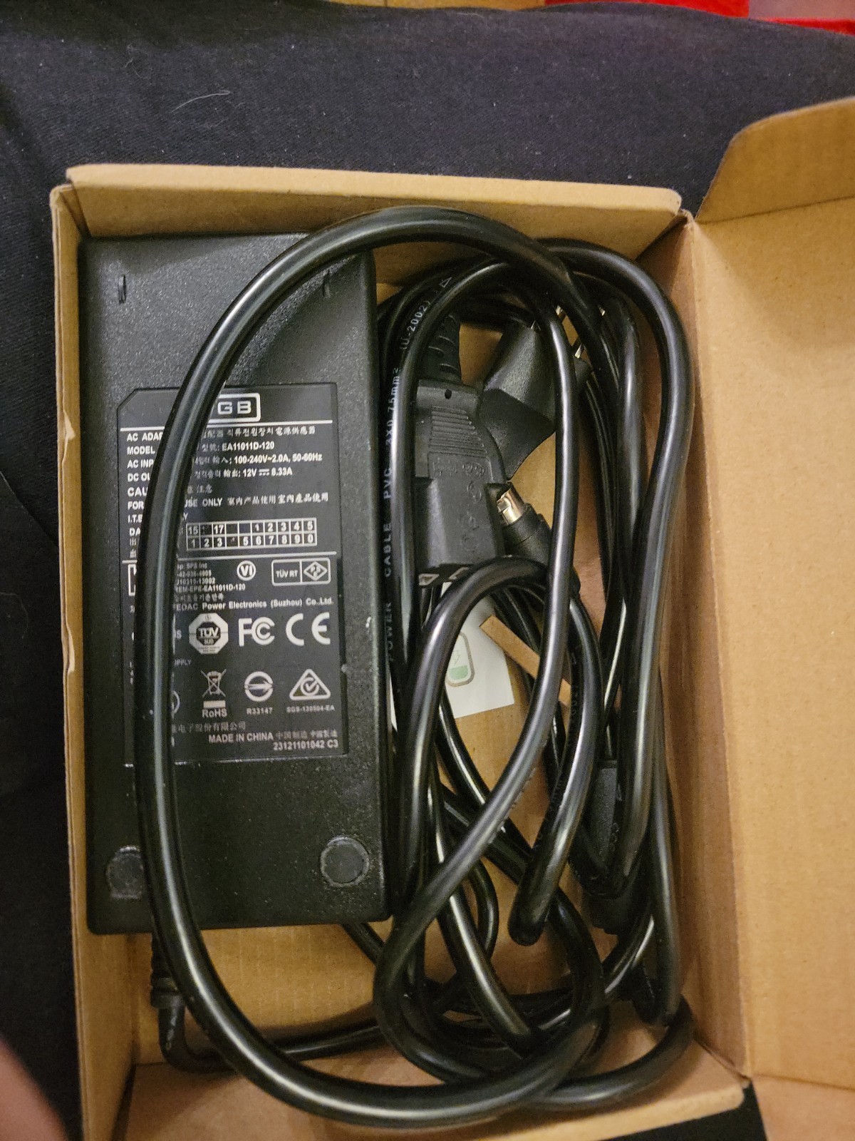 4-Pin AC/DC Adapter For Synology DS414 DS414J DiskStation Network Storage NAS