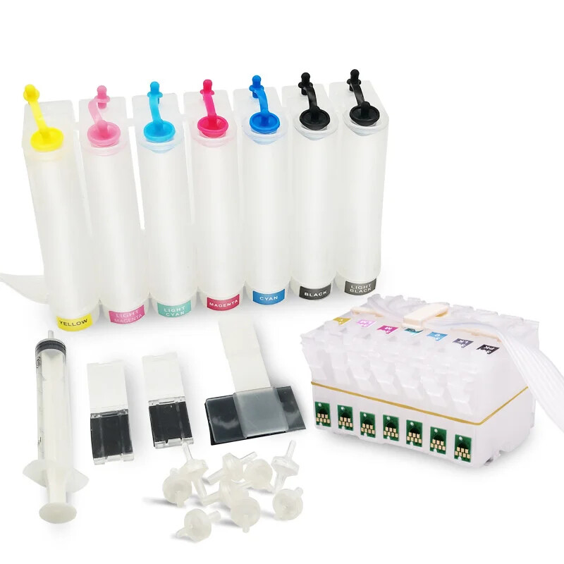 T0341-T0347 Continuous Ink Supply System CISS For Epson 2100 2200 R2100 R2200