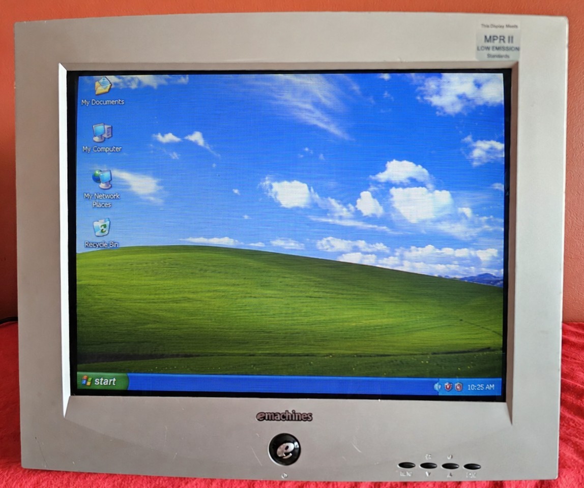 eMachines eView 17f3 17" CRT Monitor 786N VGA Retro Gaming Tested 2005