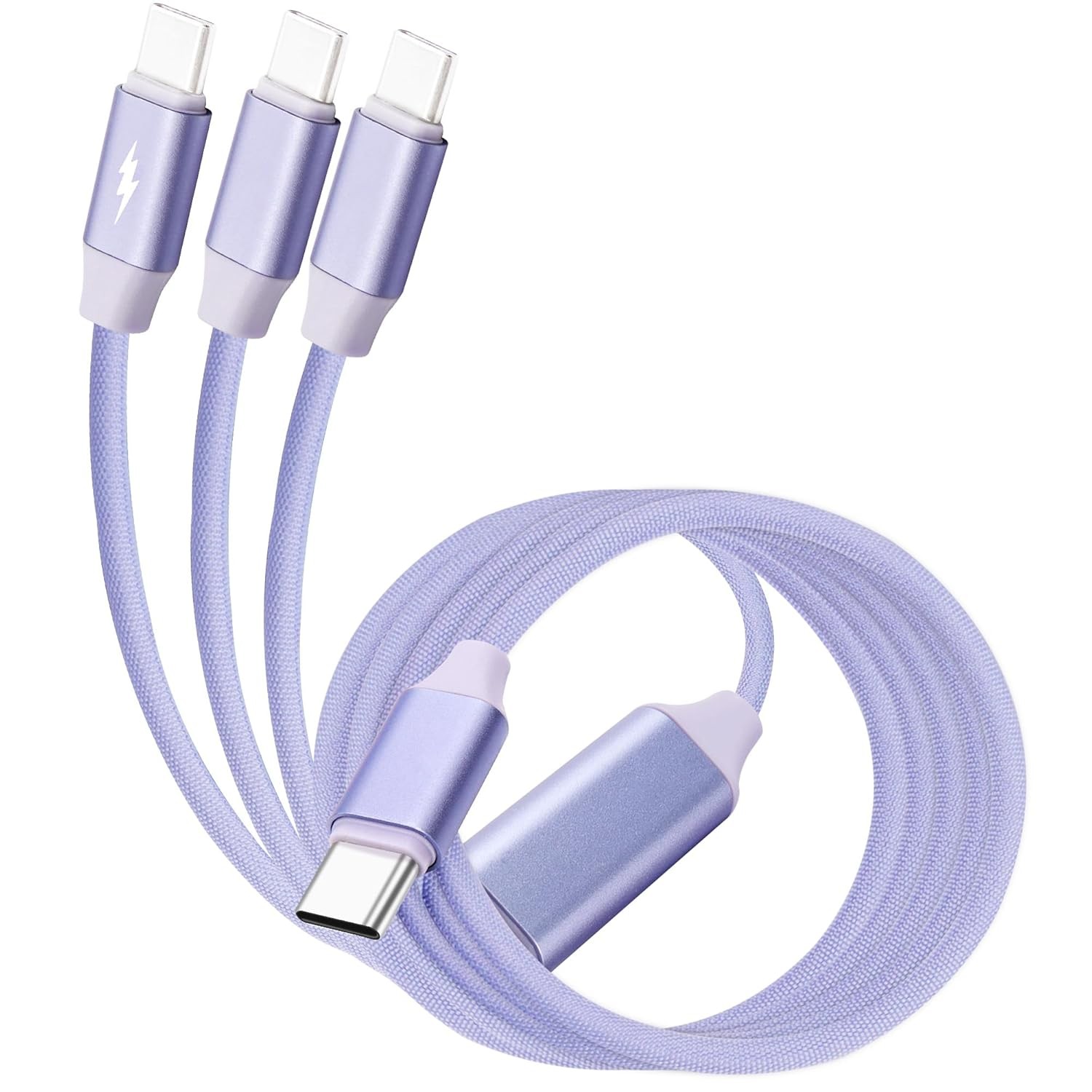 XMSJSIY 6A USB C to C Cable Splitter Fast Charging Cord 66W Type C Male... 